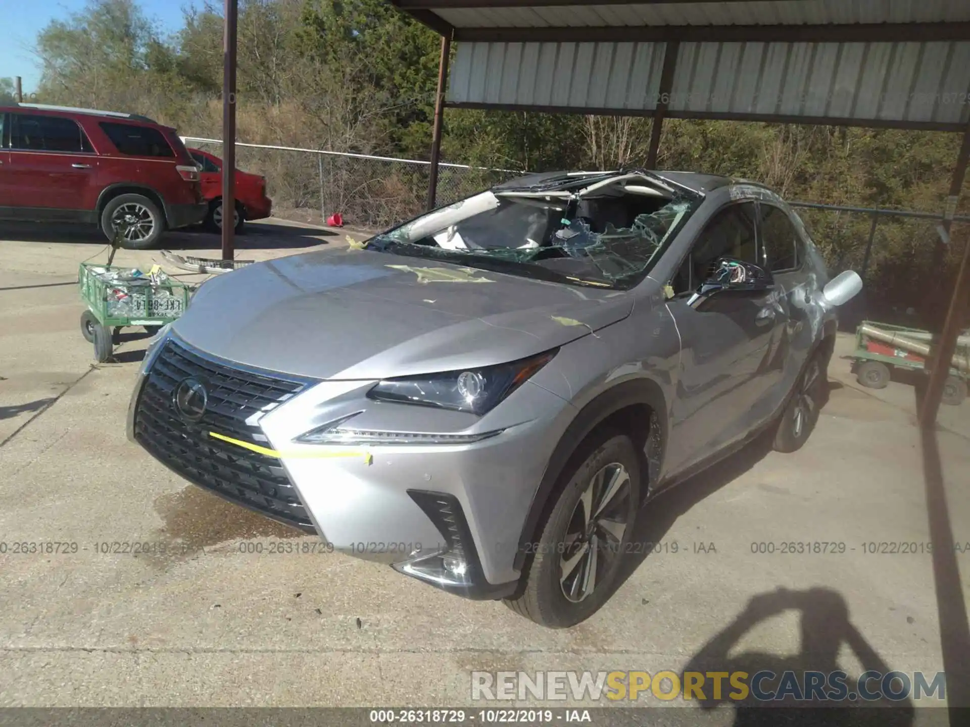 2 Photograph of a damaged car JTJYARBZ6K2150277 LEXUS NX 2019