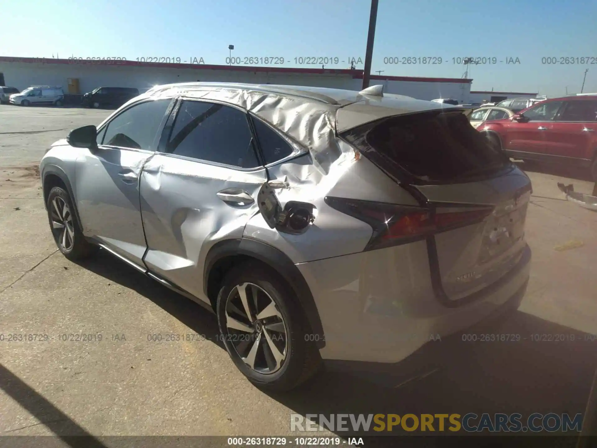 3 Photograph of a damaged car JTJYARBZ6K2150277 LEXUS NX 2019