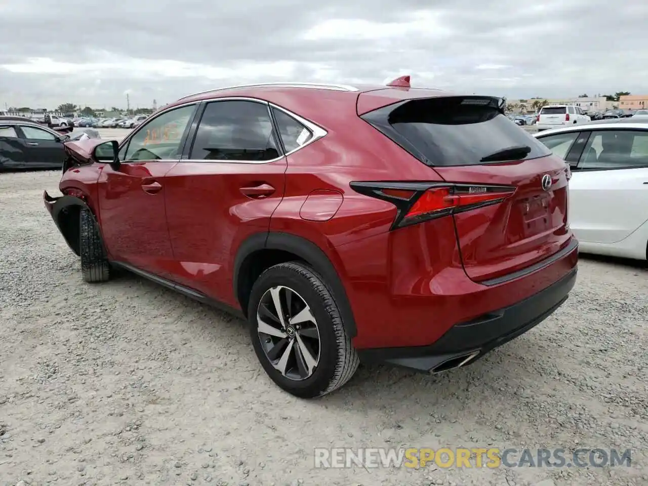 3 Фотография поврежденного автомобиля JTJYARBZ6K2150540 LEXUS NX 2019