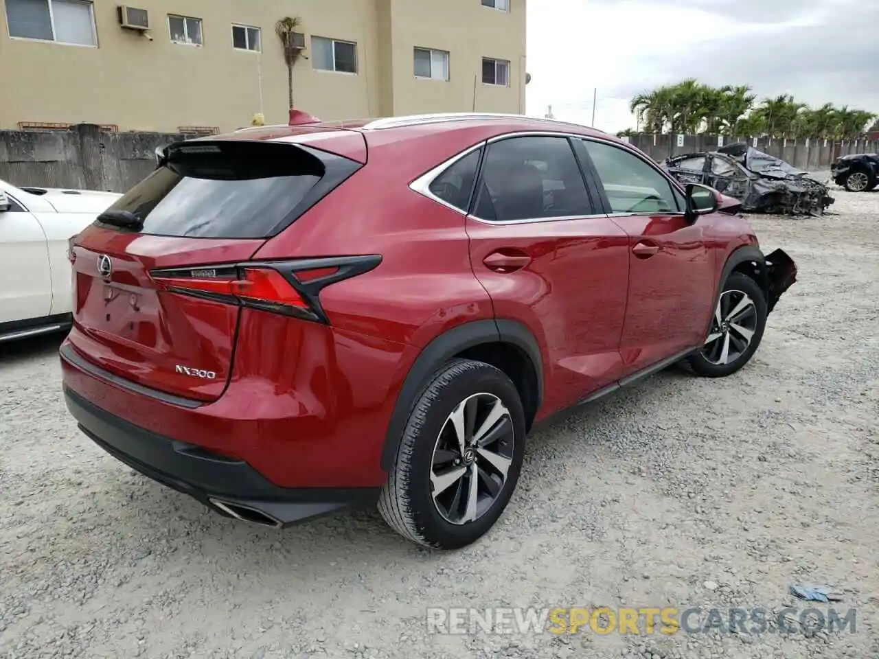 4 Фотография поврежденного автомобиля JTJYARBZ6K2150540 LEXUS NX 2019