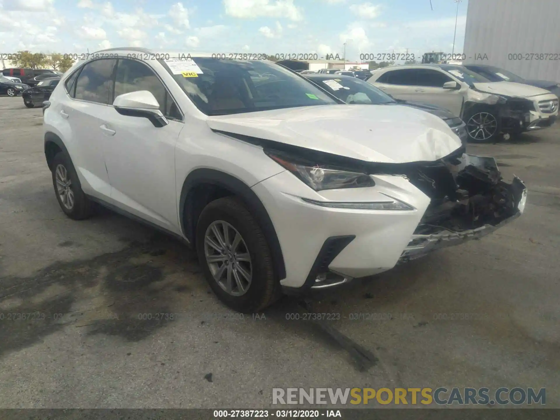 1 Photograph of a damaged car JTJYARBZ6K2150635 LEXUS NX 2019