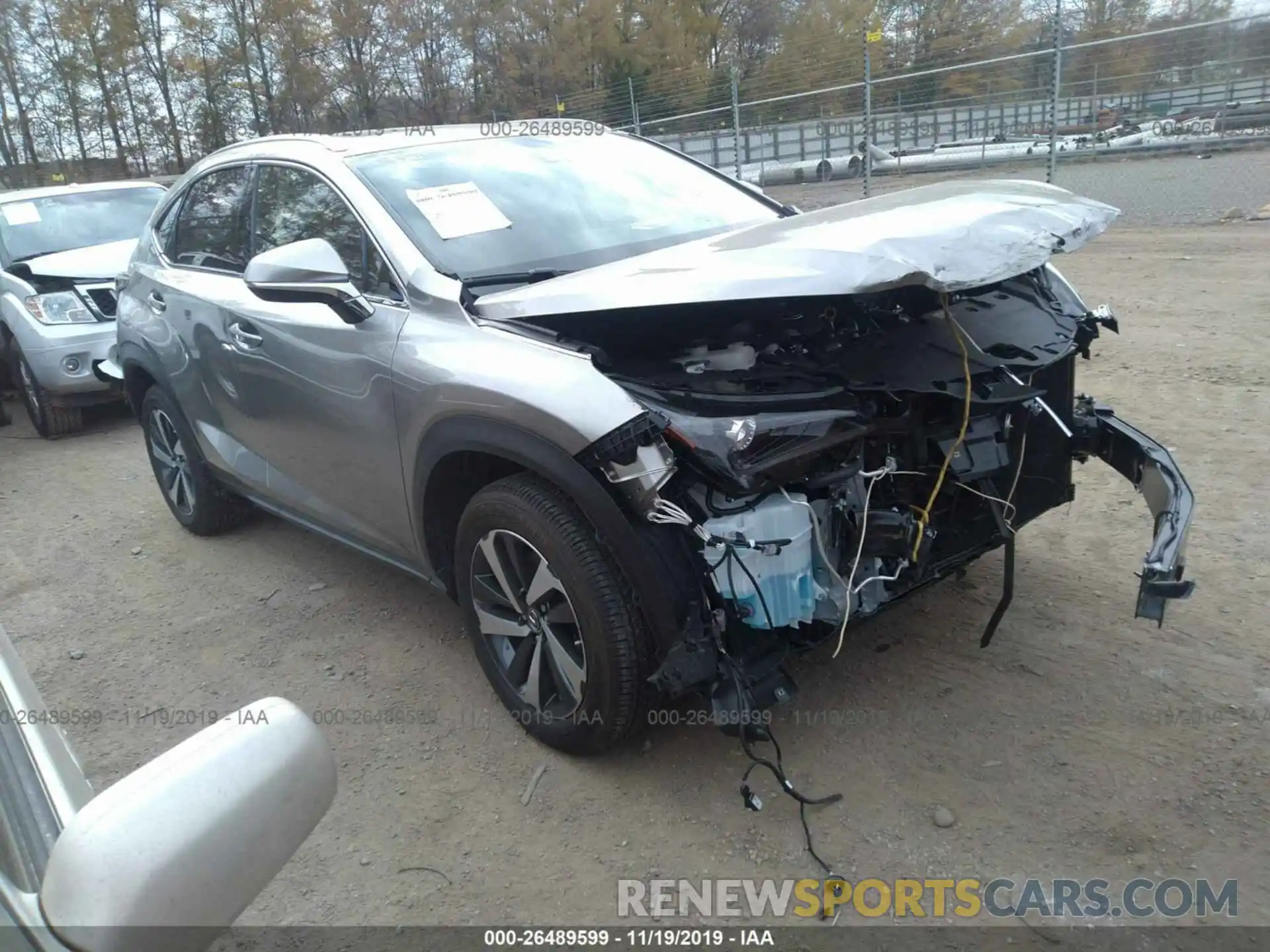 1 Photograph of a damaged car JTJYARBZ6K2151252 LEXUS NX 2019