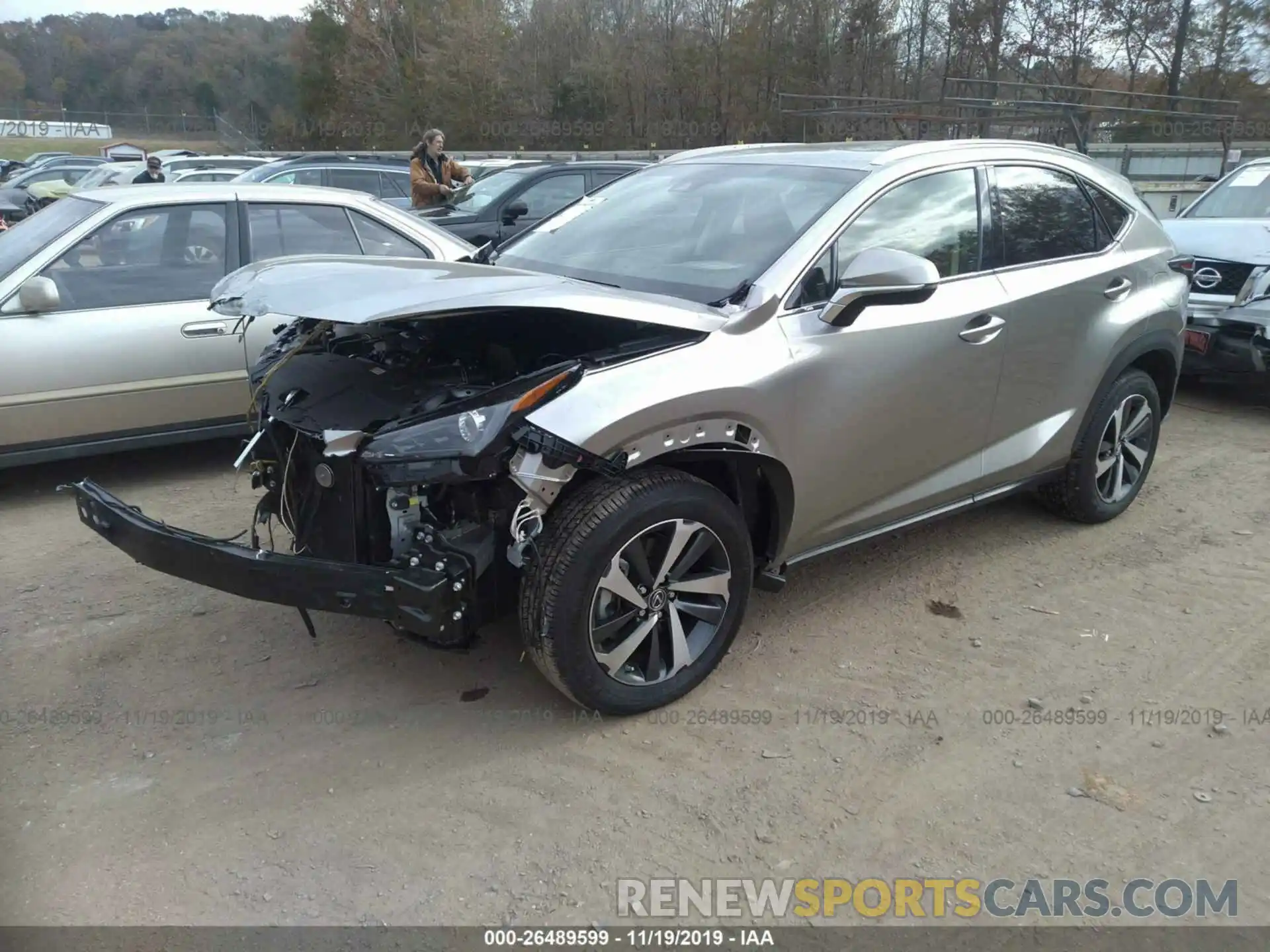 2 Photograph of a damaged car JTJYARBZ6K2151252 LEXUS NX 2019