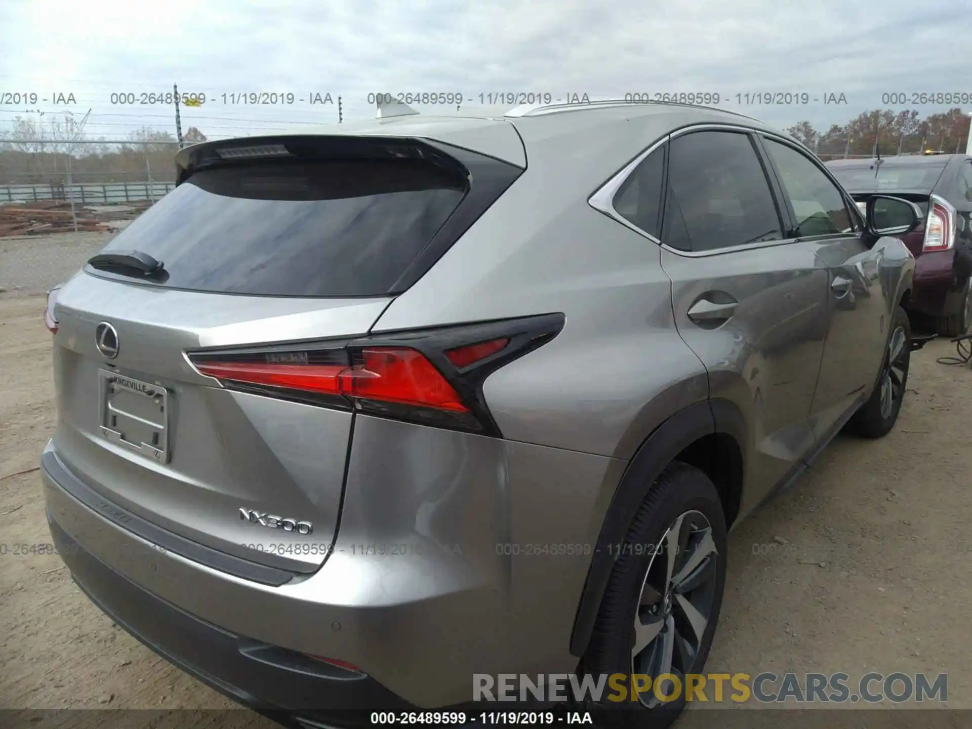 4 Фотография поврежденного автомобиля JTJYARBZ6K2151252 LEXUS NX 2019