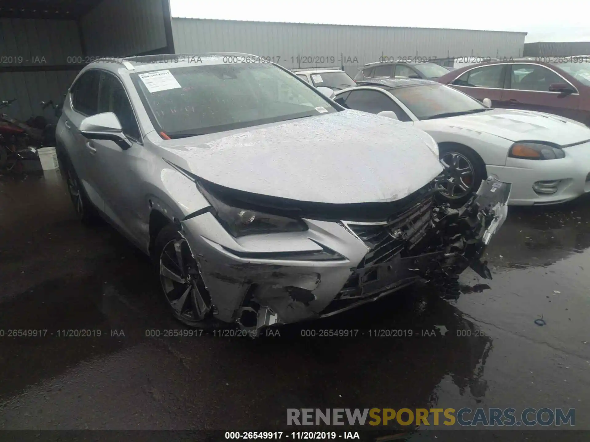 1 Photograph of a damaged car JTJYARBZ6K2152448 LEXUS NX 2019