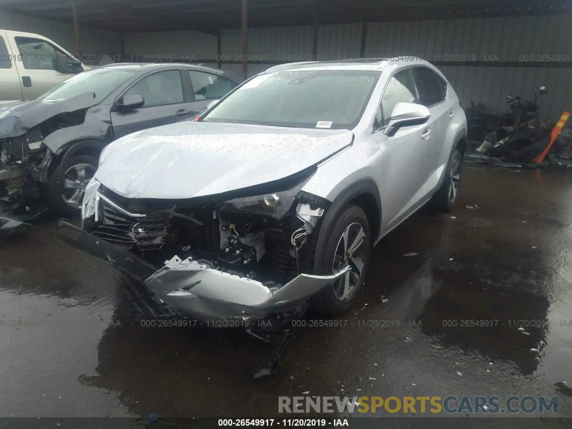 2 Photograph of a damaged car JTJYARBZ6K2152448 LEXUS NX 2019