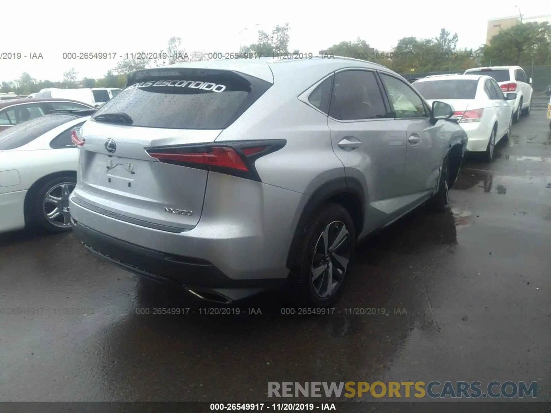 4 Фотография поврежденного автомобиля JTJYARBZ6K2152448 LEXUS NX 2019