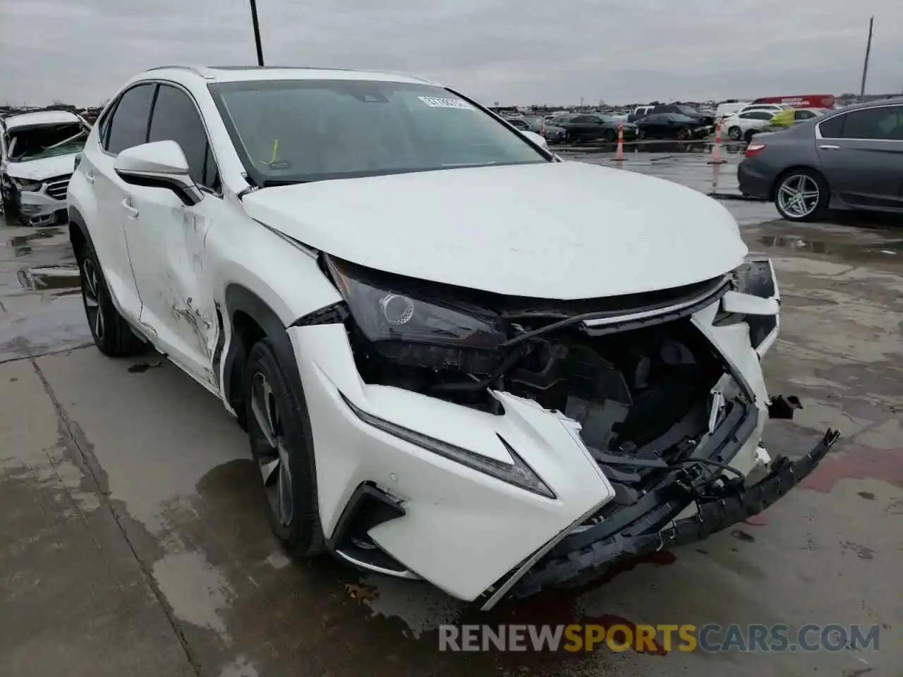 1 Photograph of a damaged car JTJYARBZ6K2153776 LEXUS NX 2019