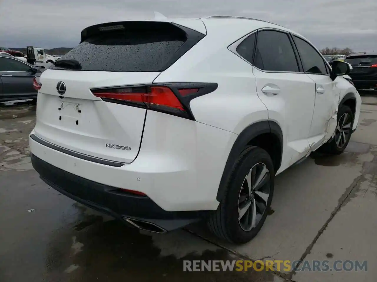 4 Фотография поврежденного автомобиля JTJYARBZ6K2153776 LEXUS NX 2019