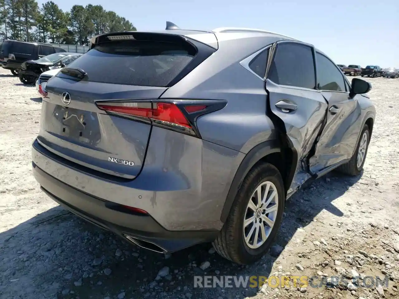 4 Фотография поврежденного автомобиля JTJYARBZ7K2119121 LEXUS NX 2019