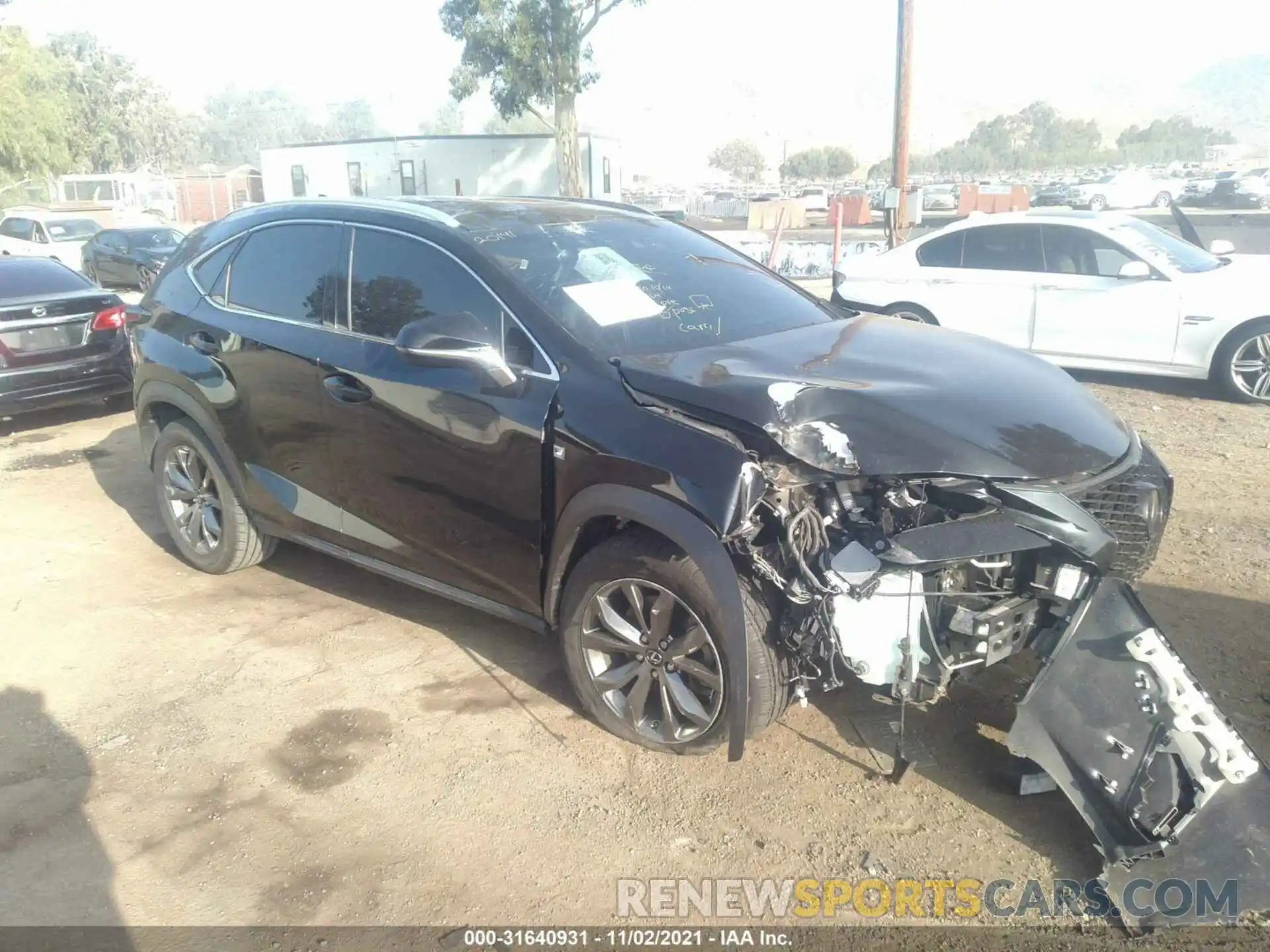 1 Photograph of a damaged car JTJYARBZ7K2119216 LEXUS NX 2019