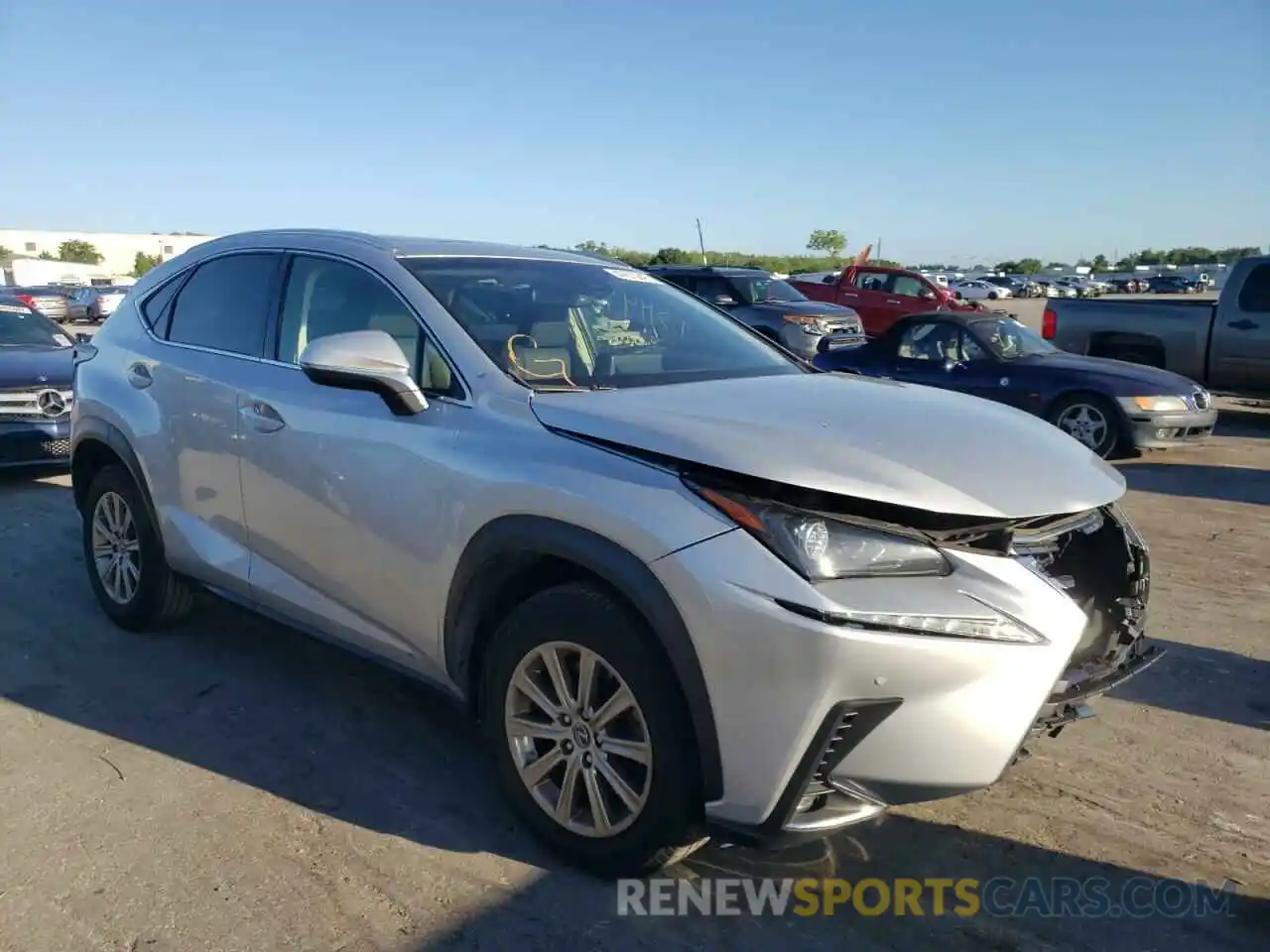 1 Photograph of a damaged car JTJYARBZ7K2119409 LEXUS NX 2019