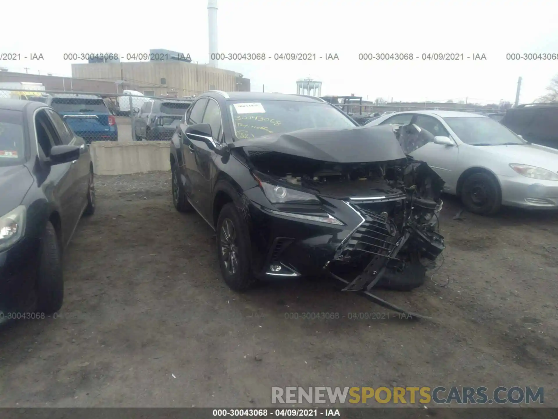 1 Photograph of a damaged car JTJYARBZ7K2119636 LEXUS NX 2019