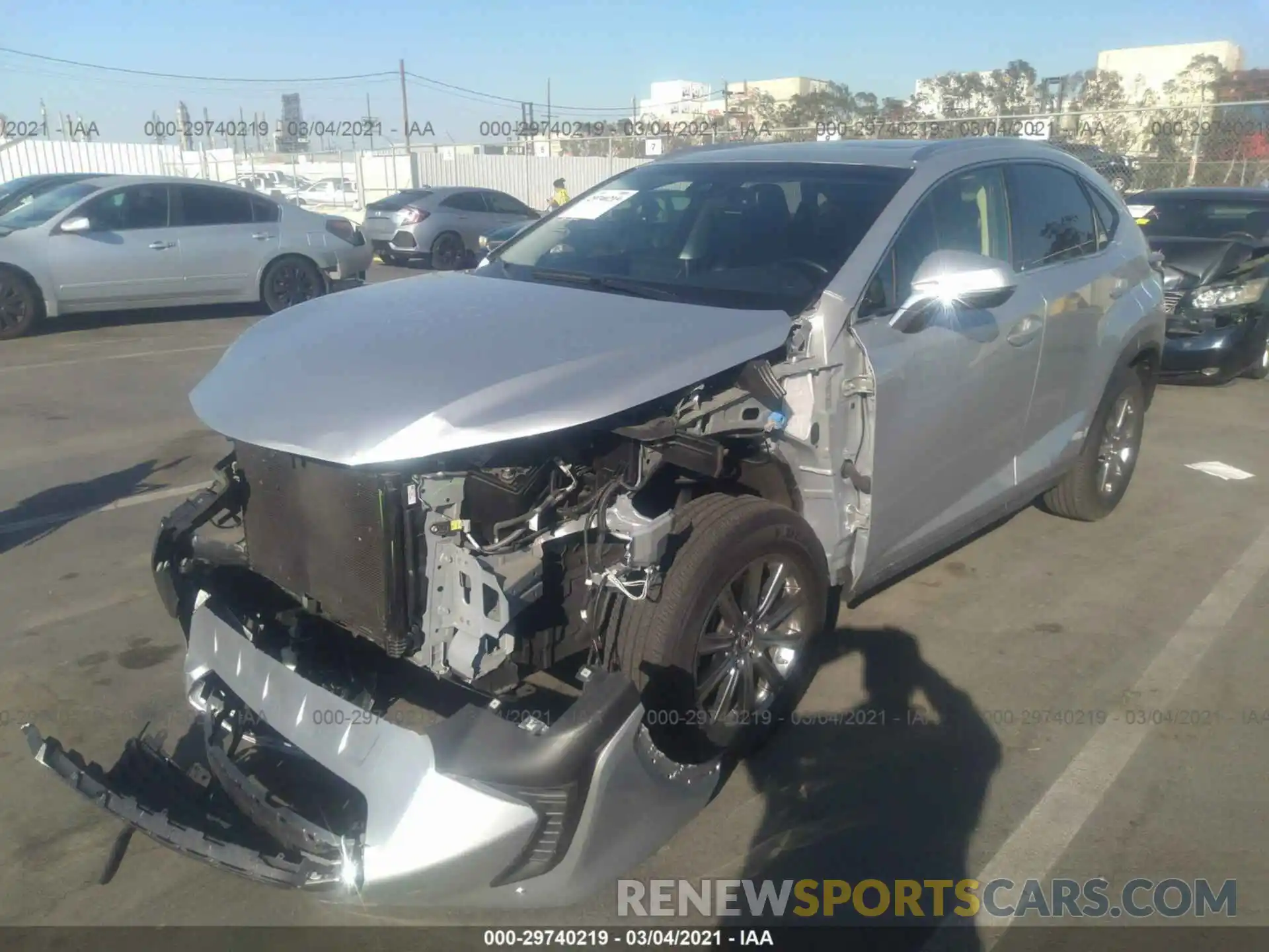 2 Photograph of a damaged car JTJYARBZ7K2120415 LEXUS NX 2019