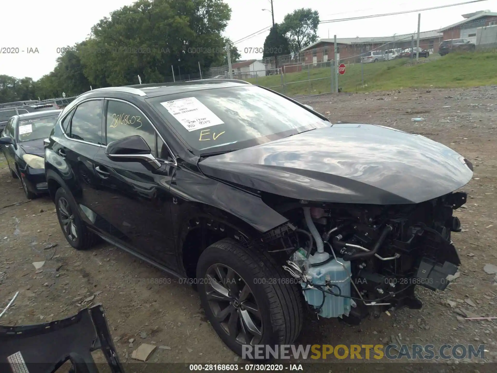 1 Фотография поврежденного автомобиля JTJYARBZ7K2120527 LEXUS NX 2019