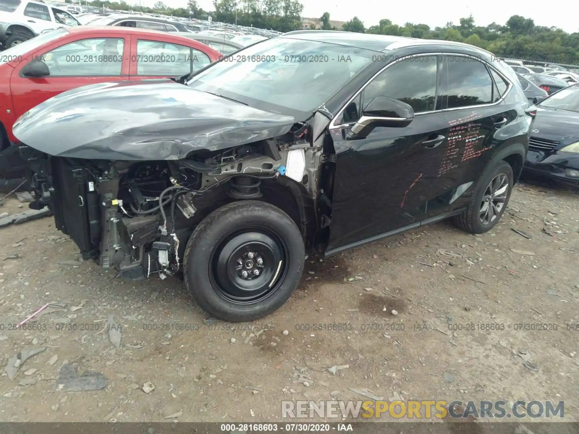 2 Photograph of a damaged car JTJYARBZ7K2120527 LEXUS NX 2019