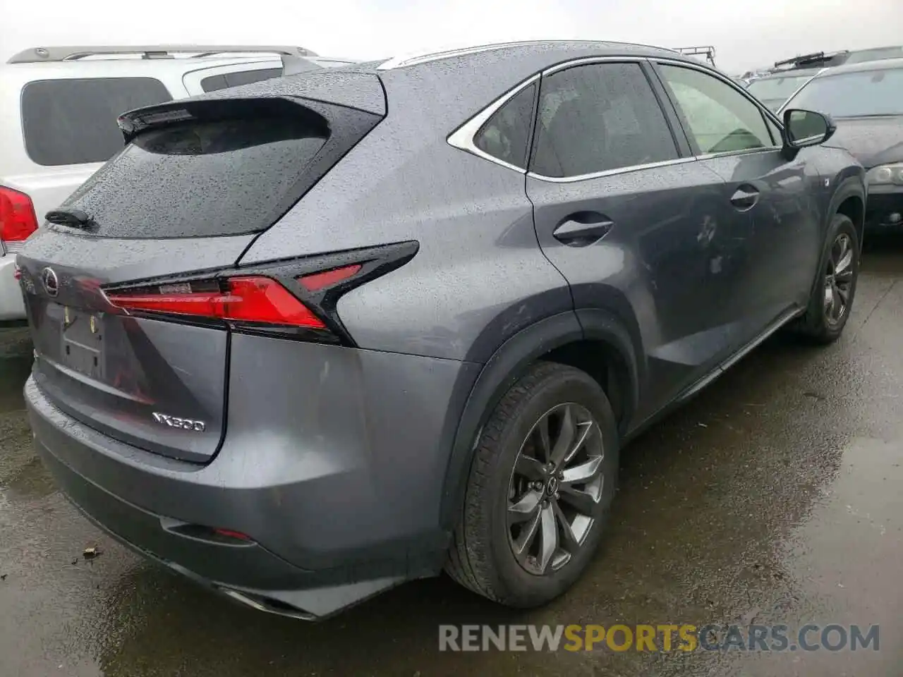 4 Фотография поврежденного автомобиля JTJYARBZ7K2121502 LEXUS NX 2019