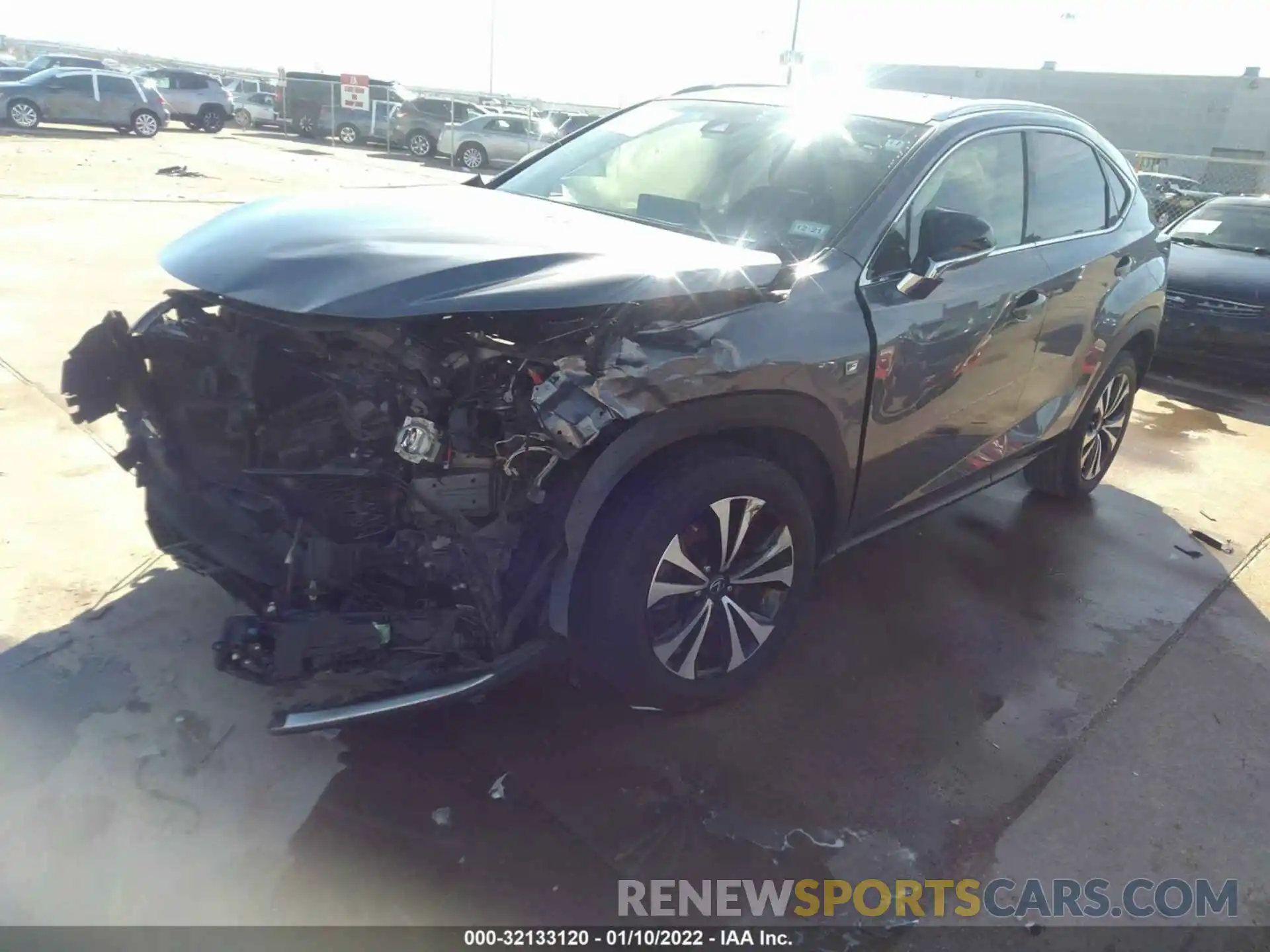 2 Photograph of a damaged car JTJYARBZ7K2122147 LEXUS NX 2019