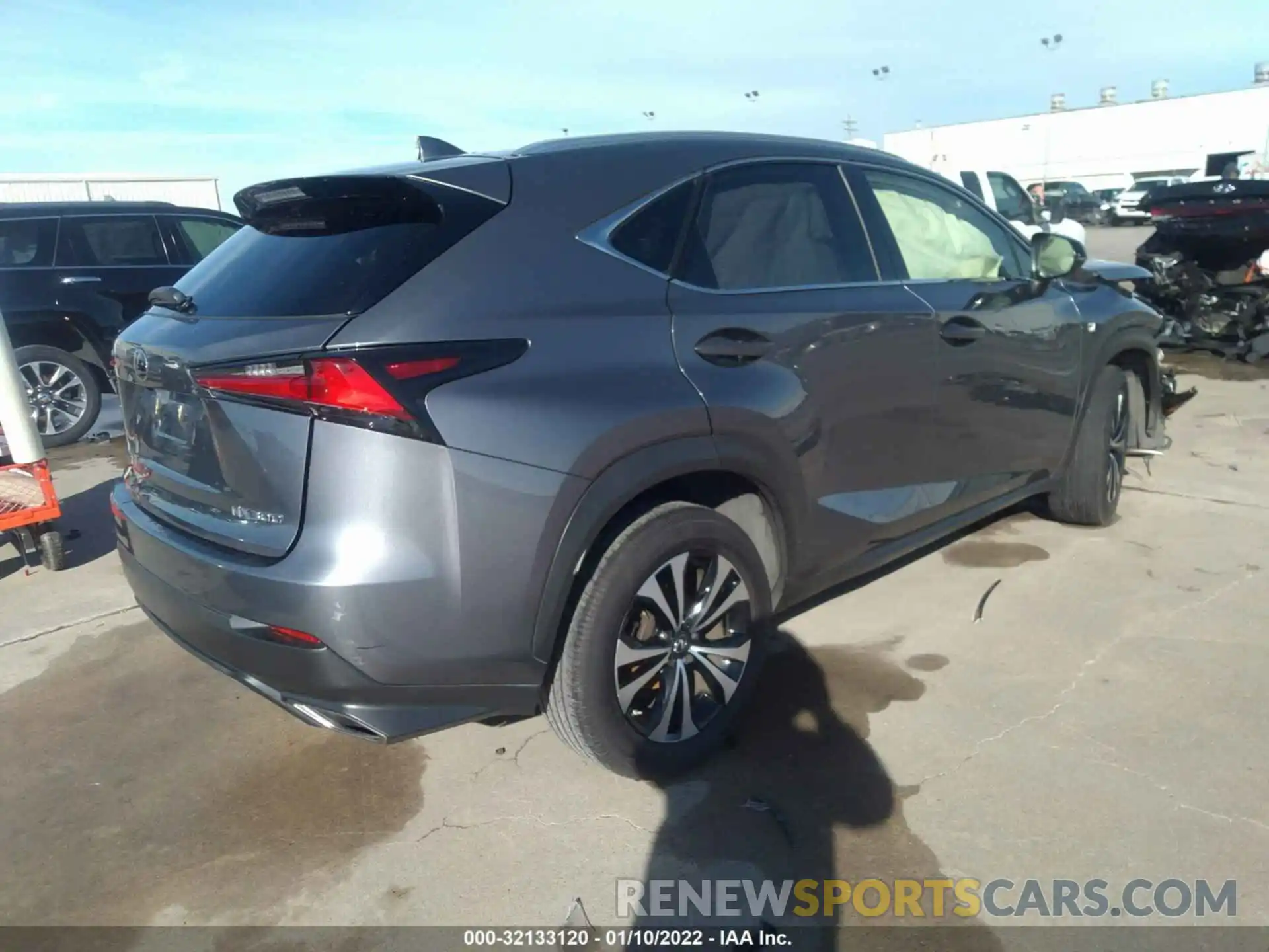 4 Фотография поврежденного автомобиля JTJYARBZ7K2122147 LEXUS NX 2019