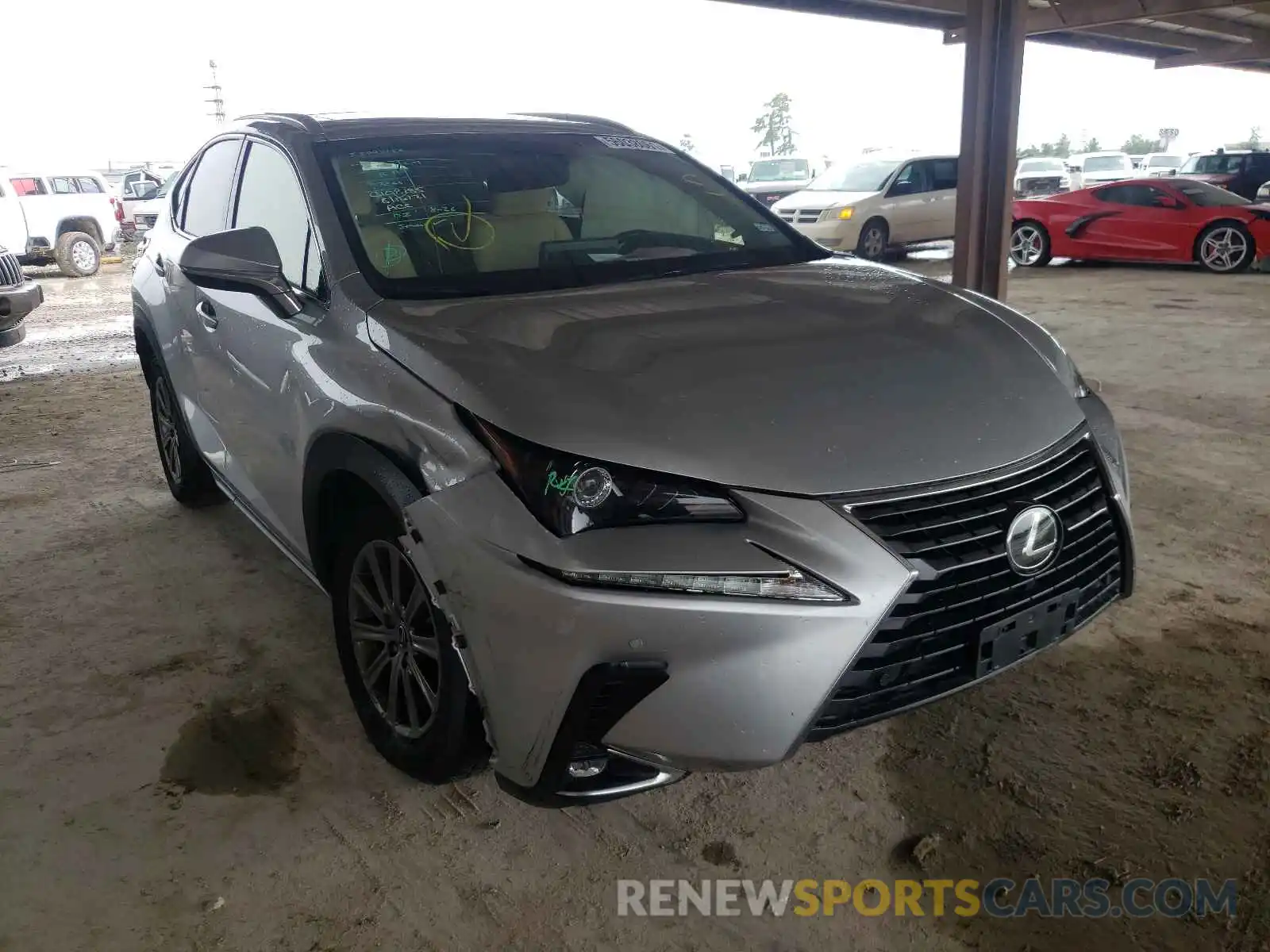 1 Photograph of a damaged car JTJYARBZ7K2125503 LEXUS NX 2019