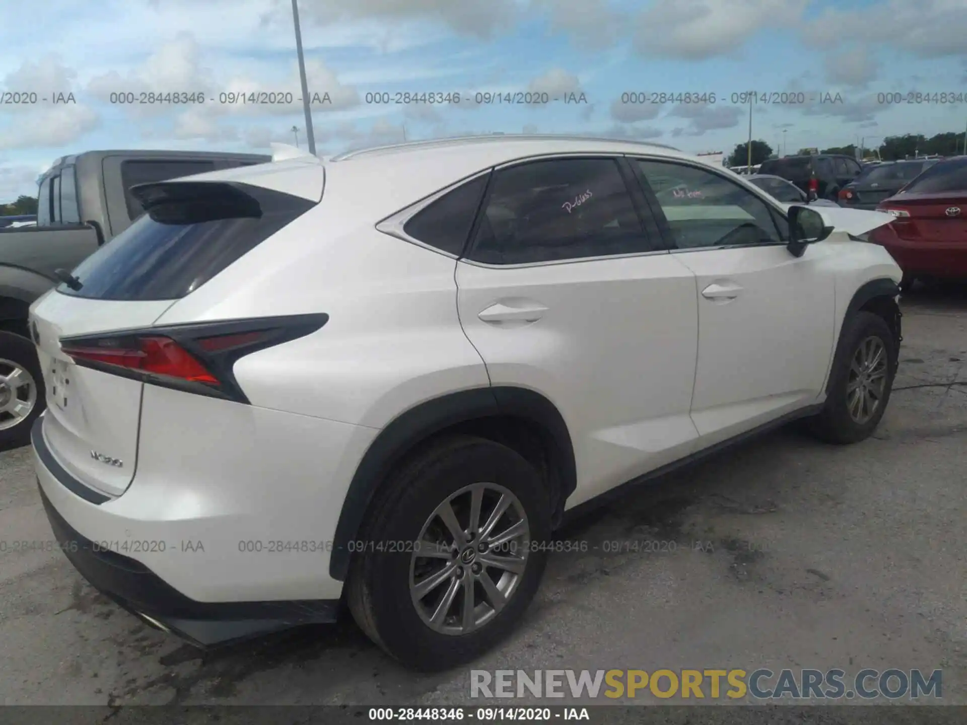 4 Фотография поврежденного автомобиля JTJYARBZ7K2126912 LEXUS NX 2019