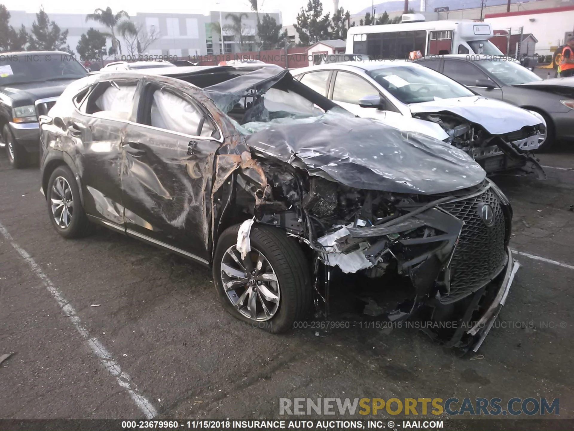 1 Photograph of a damaged car JTJYARBZ7K2127056 LEXUS NX 2019