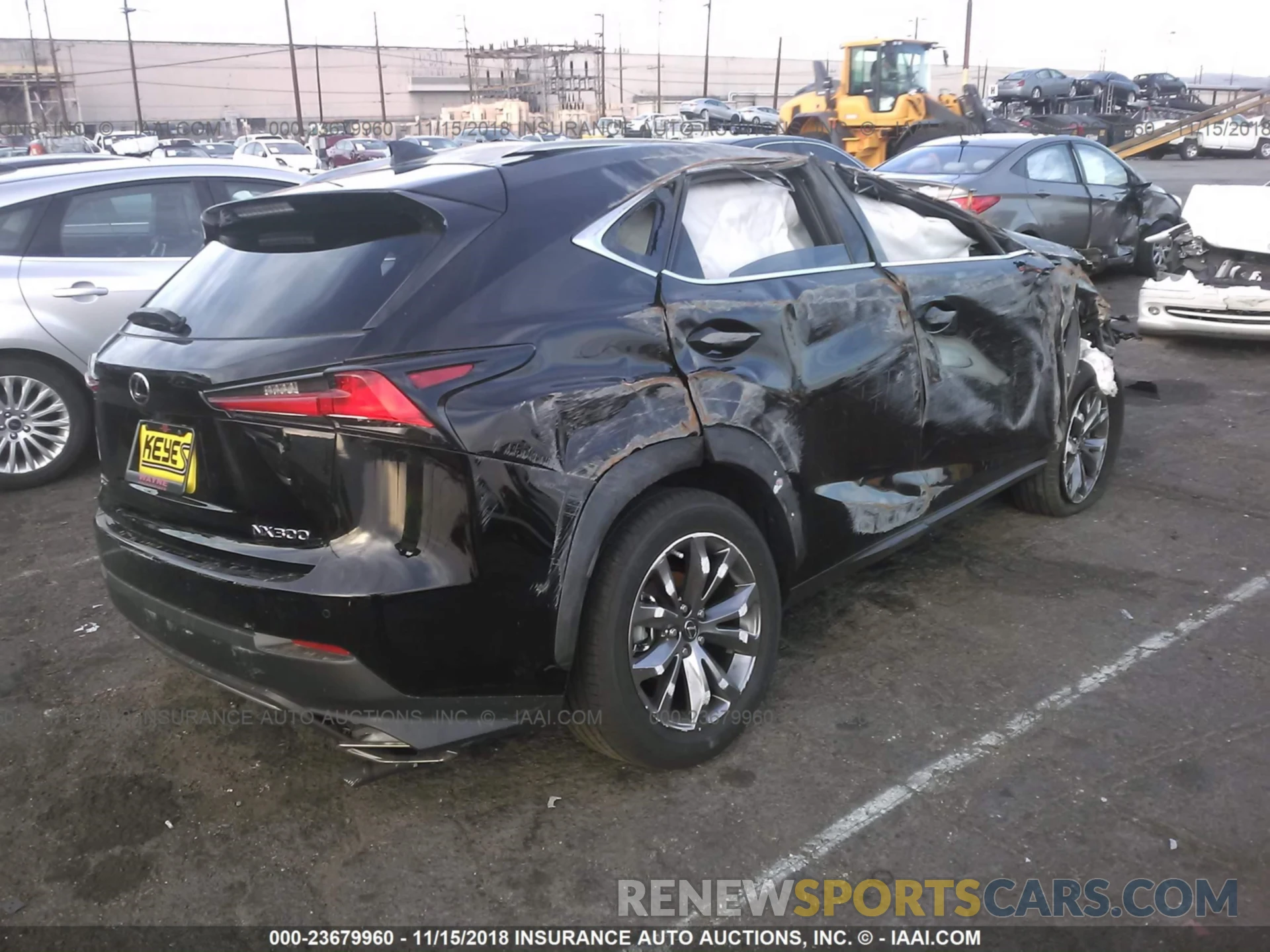 4 Фотография поврежденного автомобиля JTJYARBZ7K2127056 LEXUS NX 2019