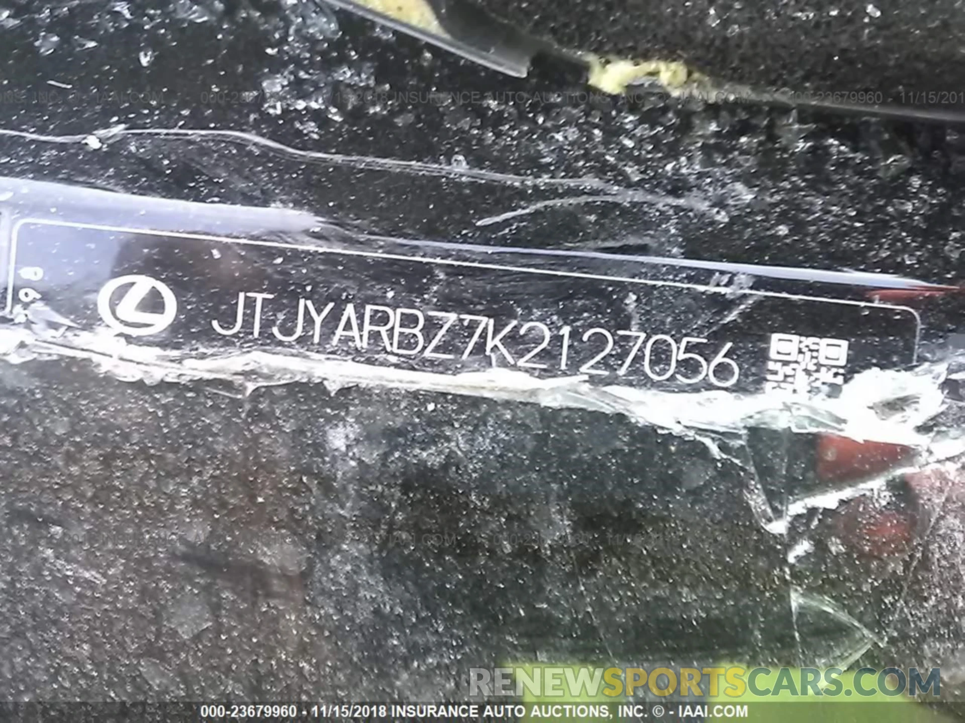 9 Photograph of a damaged car JTJYARBZ7K2127056 LEXUS NX 2019