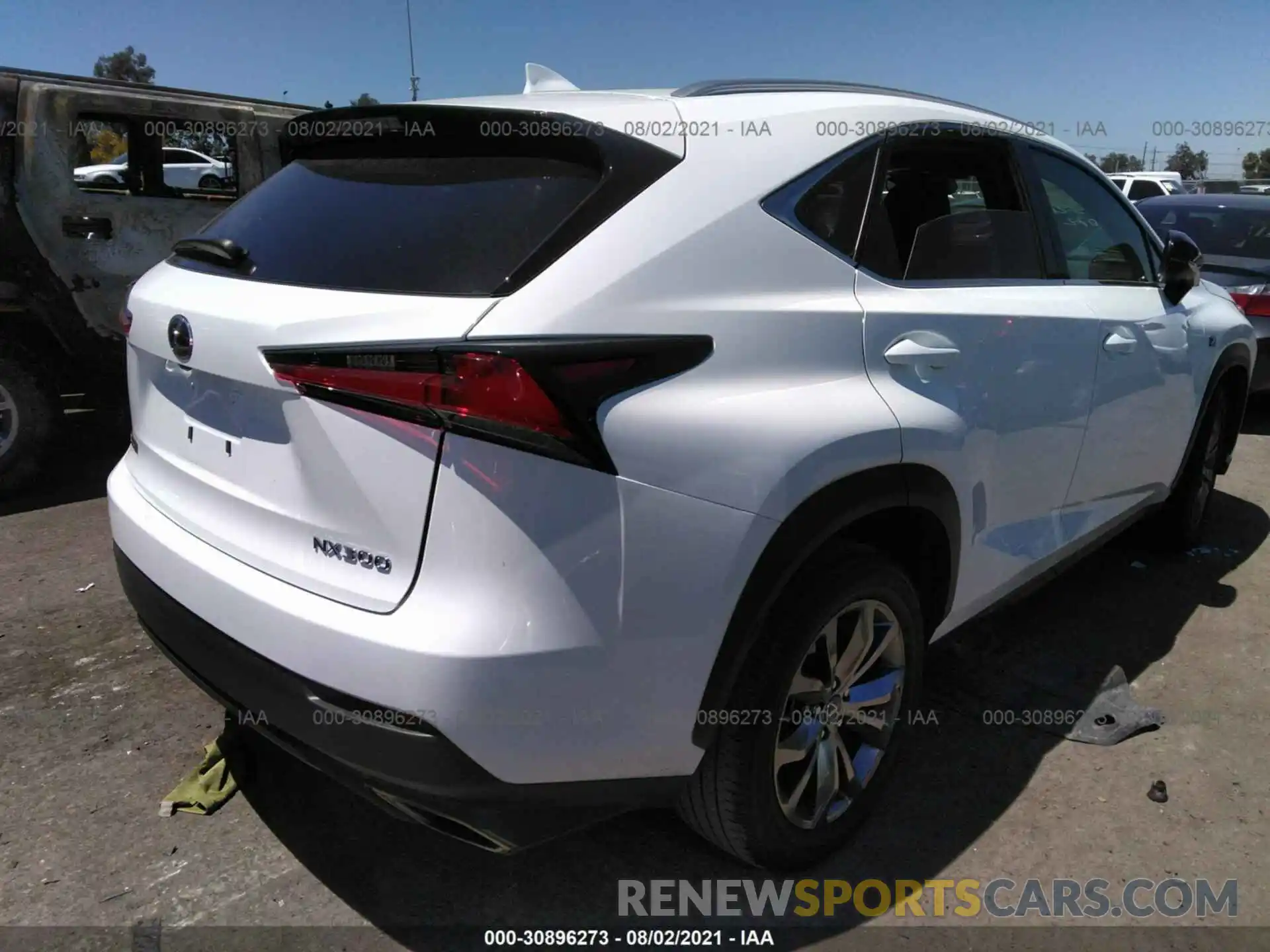 4 Photograph of a damaged car JTJYARBZ7K2129633 LEXUS NX 2019