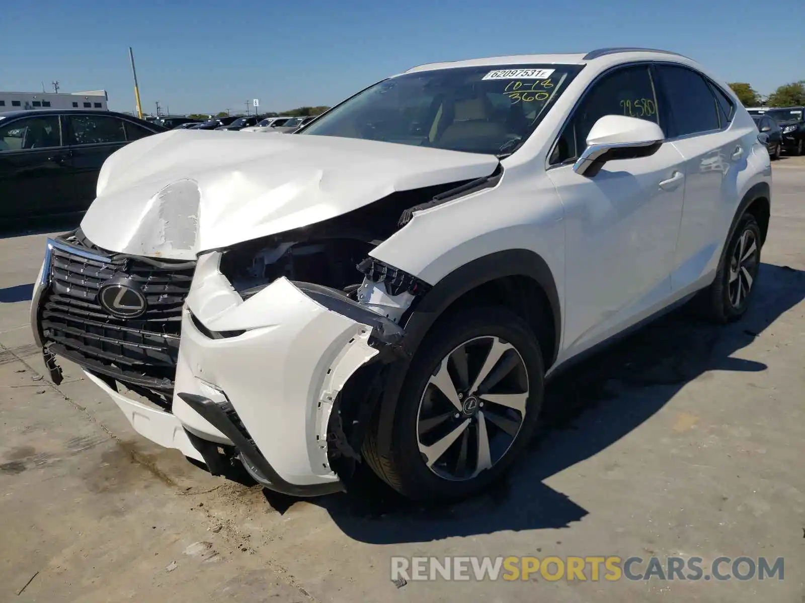 2 Photograph of a damaged car JTJYARBZ7K2130166 LEXUS NX 2019