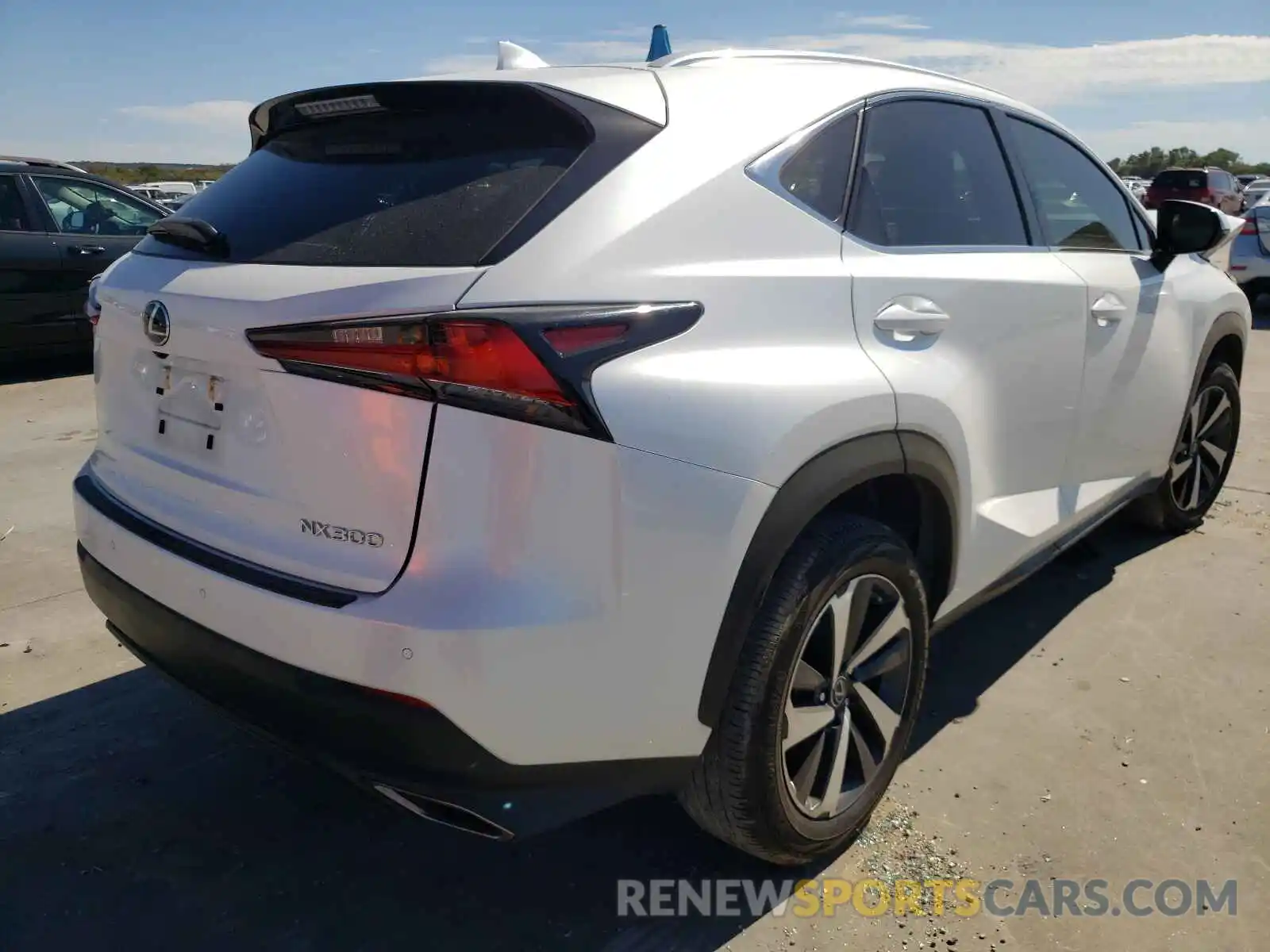 4 Фотография поврежденного автомобиля JTJYARBZ7K2130166 LEXUS NX 2019