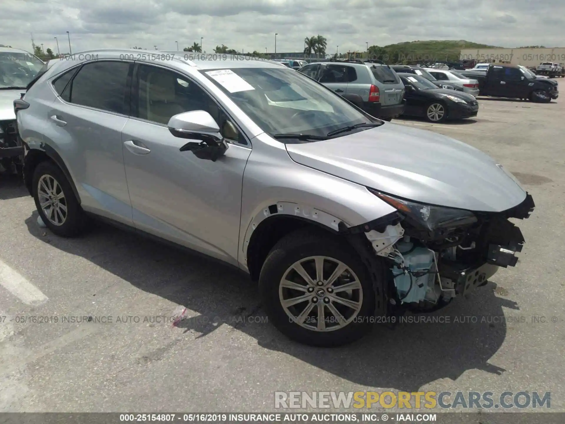 1 Photograph of a damaged car JTJYARBZ7K2130751 LEXUS NX 2019