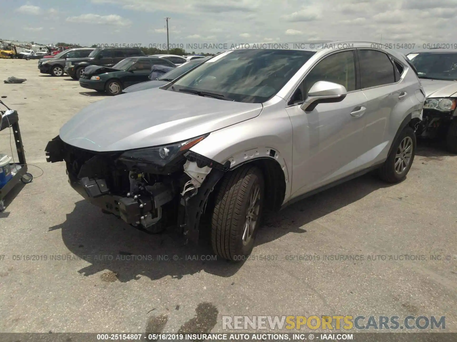 2 Photograph of a damaged car JTJYARBZ7K2130751 LEXUS NX 2019