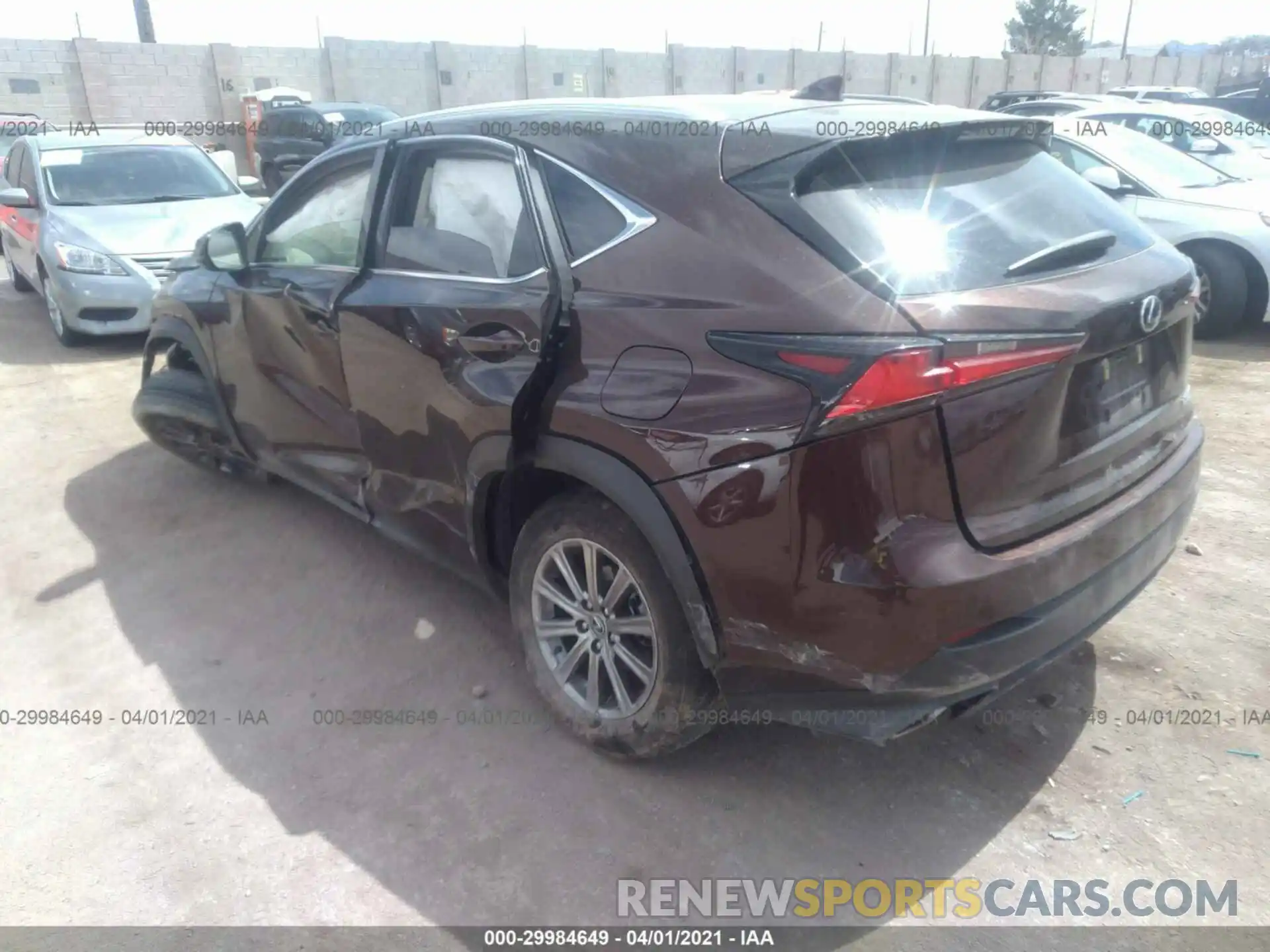 3 Photograph of a damaged car JTJYARBZ7K2135545 LEXUS NX 2019