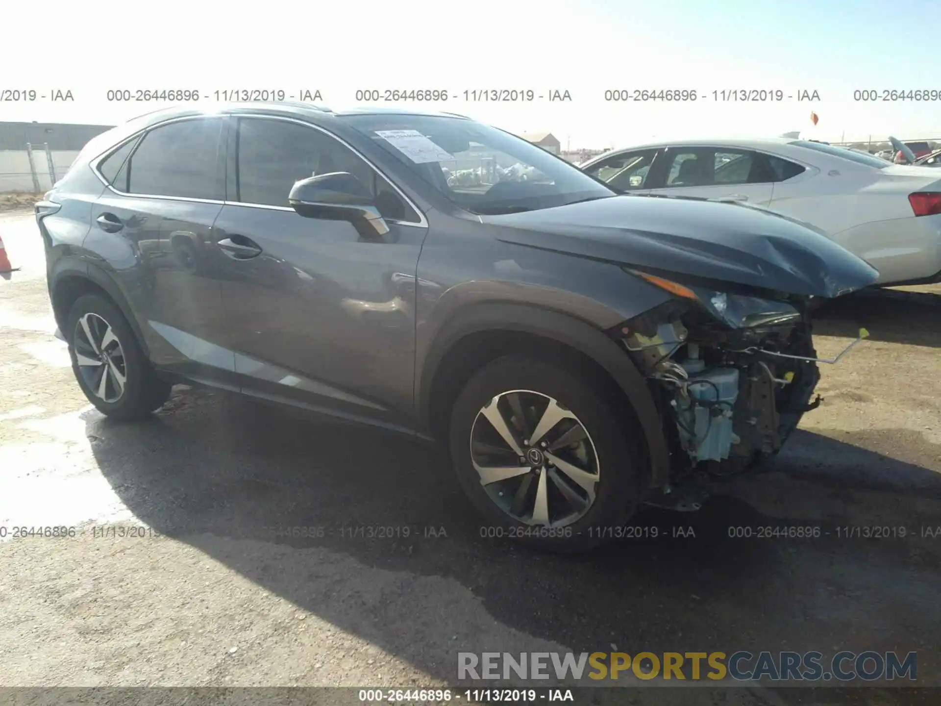 1 Photograph of a damaged car JTJYARBZ7K2135870 LEXUS NX 2019