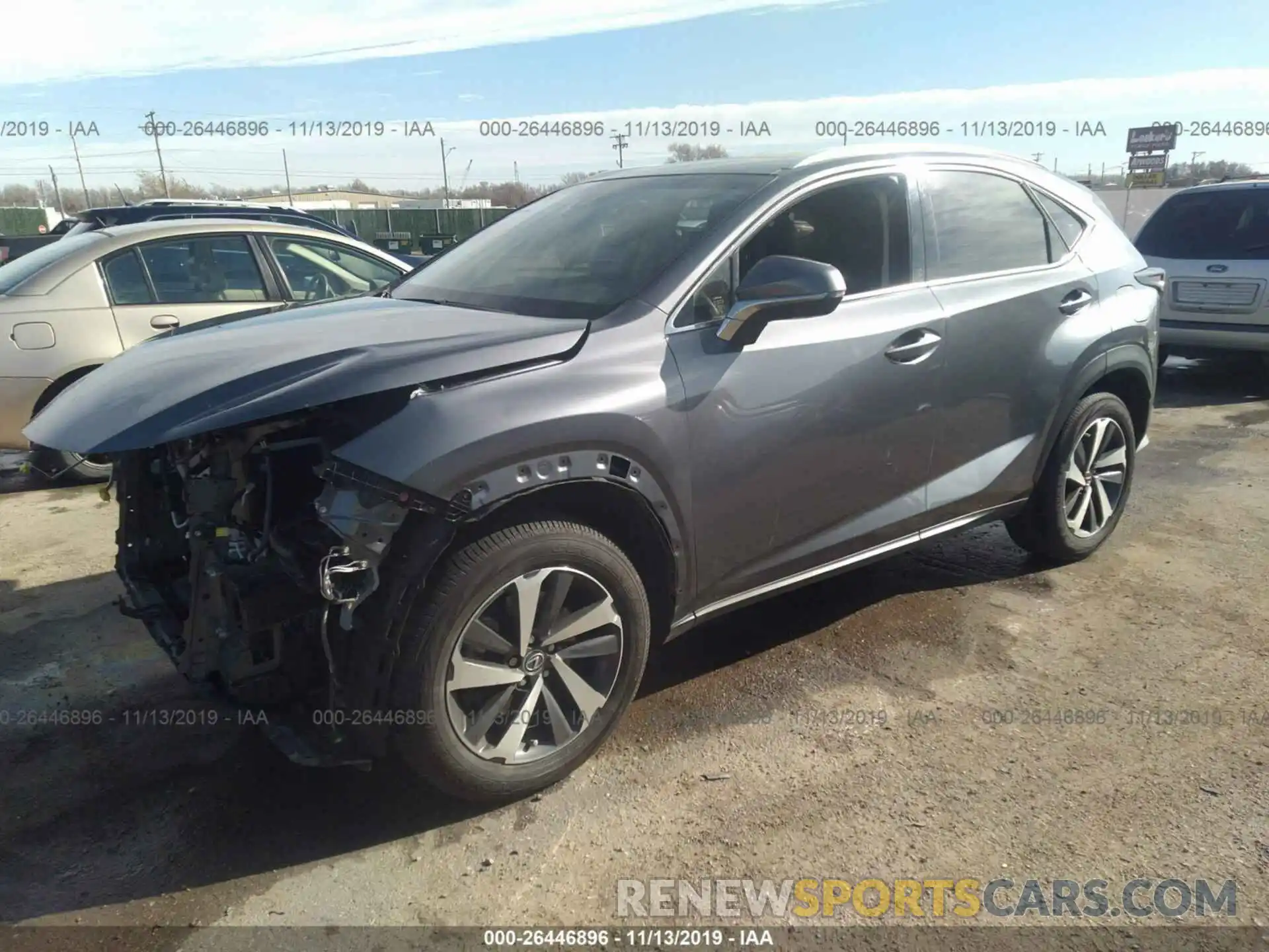 2 Photograph of a damaged car JTJYARBZ7K2135870 LEXUS NX 2019