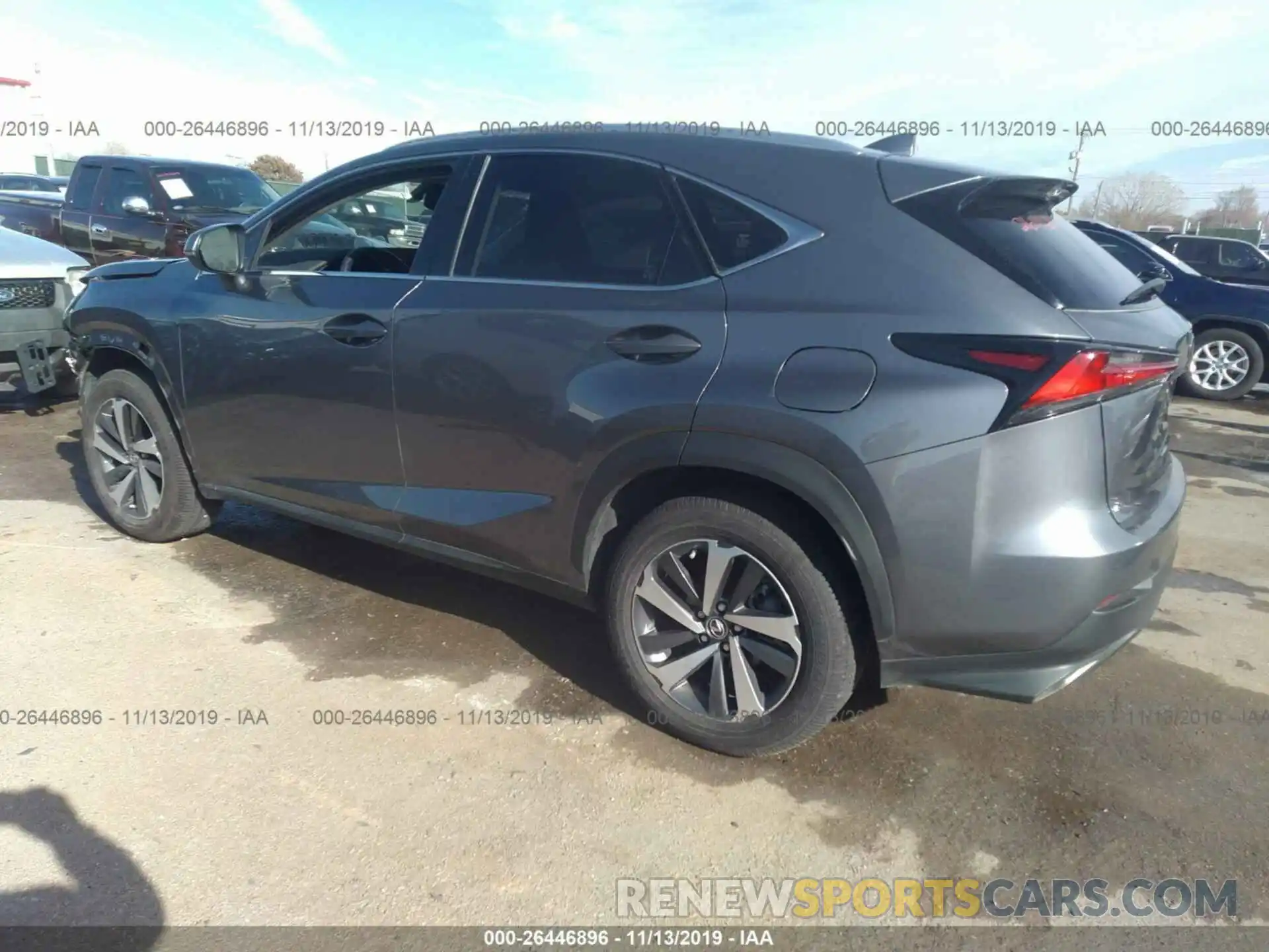 3 Photograph of a damaged car JTJYARBZ7K2135870 LEXUS NX 2019