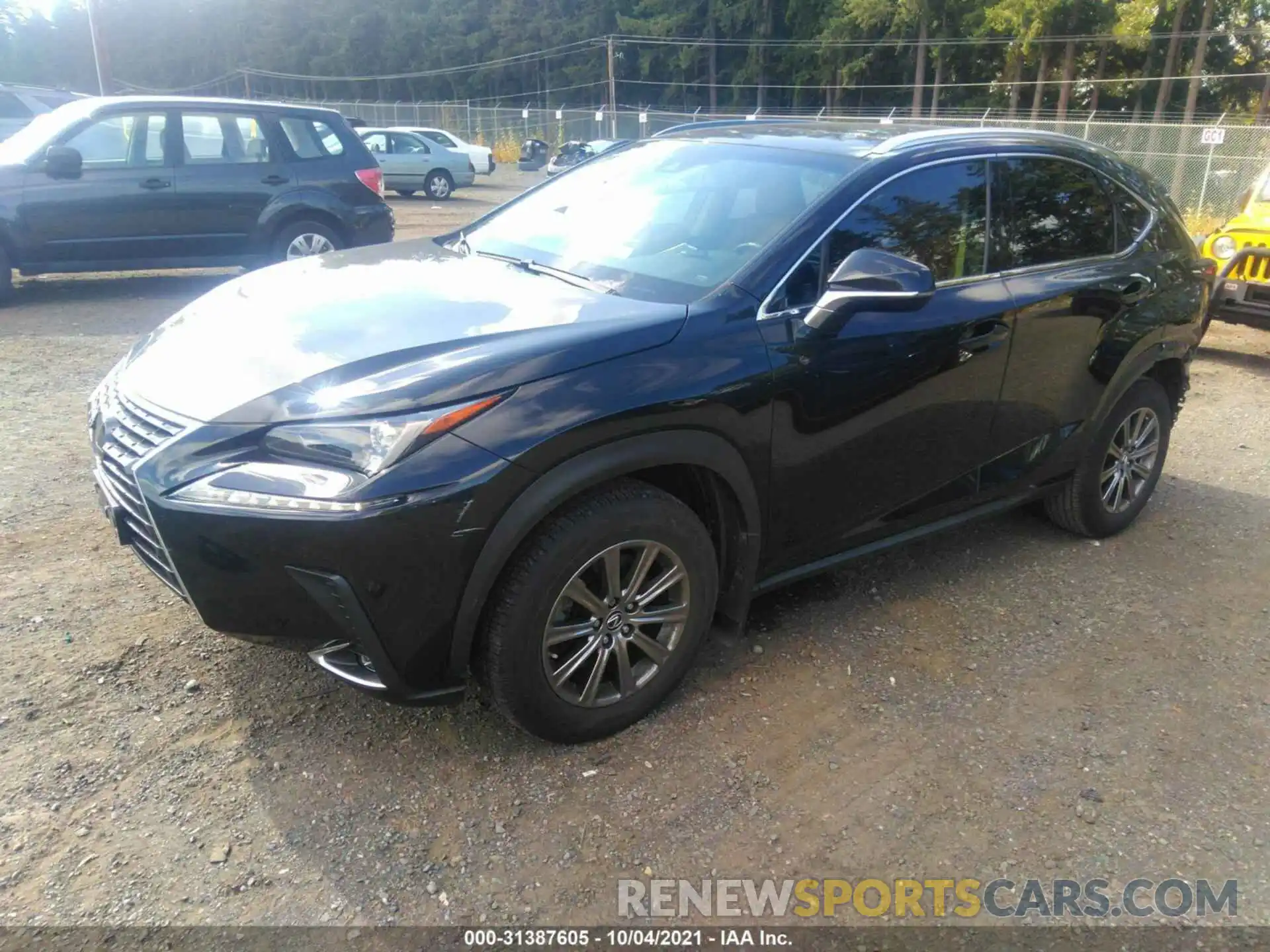 2 Фотография поврежденного автомобиля JTJYARBZ7K2137635 LEXUS NX 2019