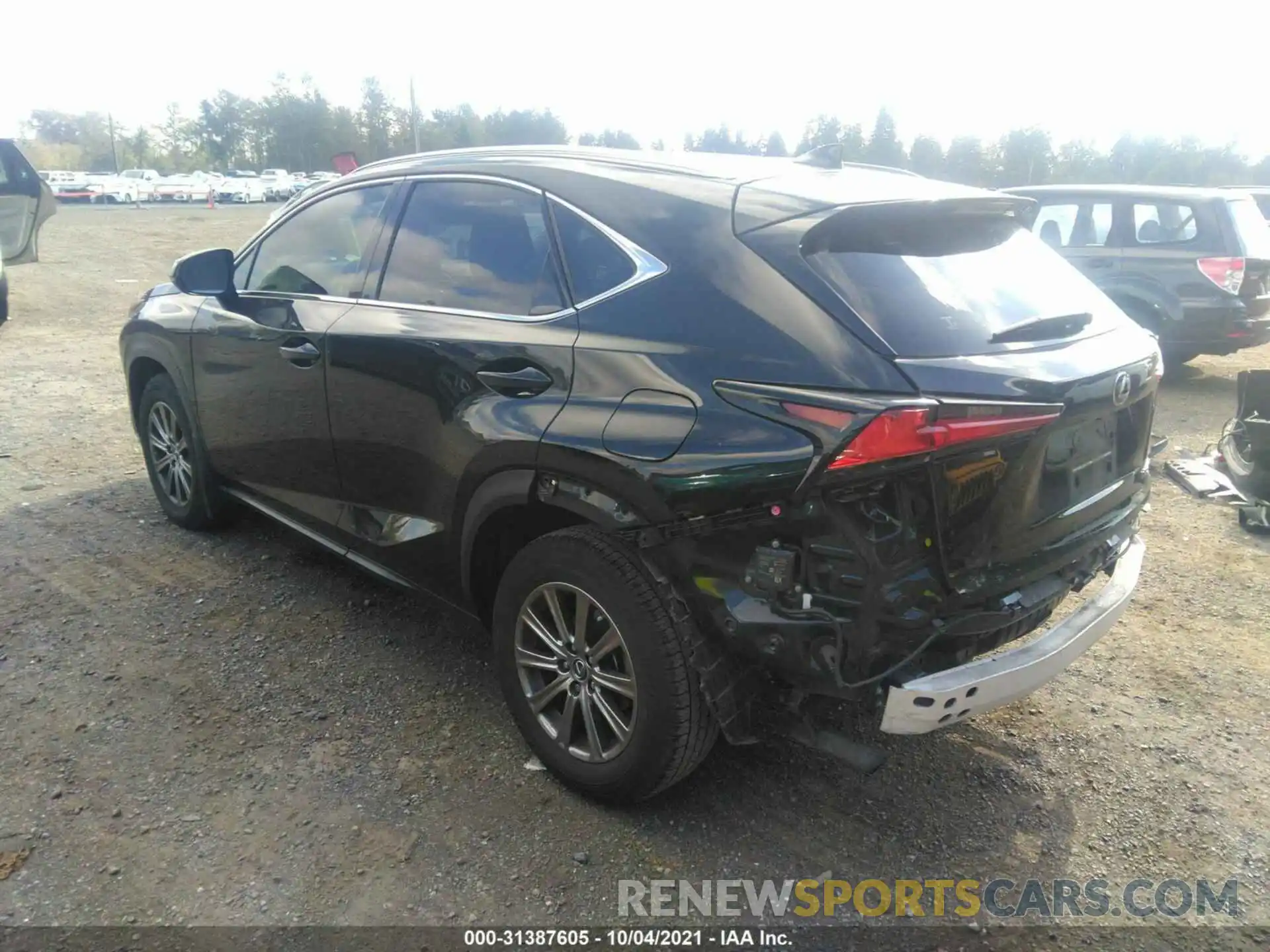 3 Фотография поврежденного автомобиля JTJYARBZ7K2137635 LEXUS NX 2019