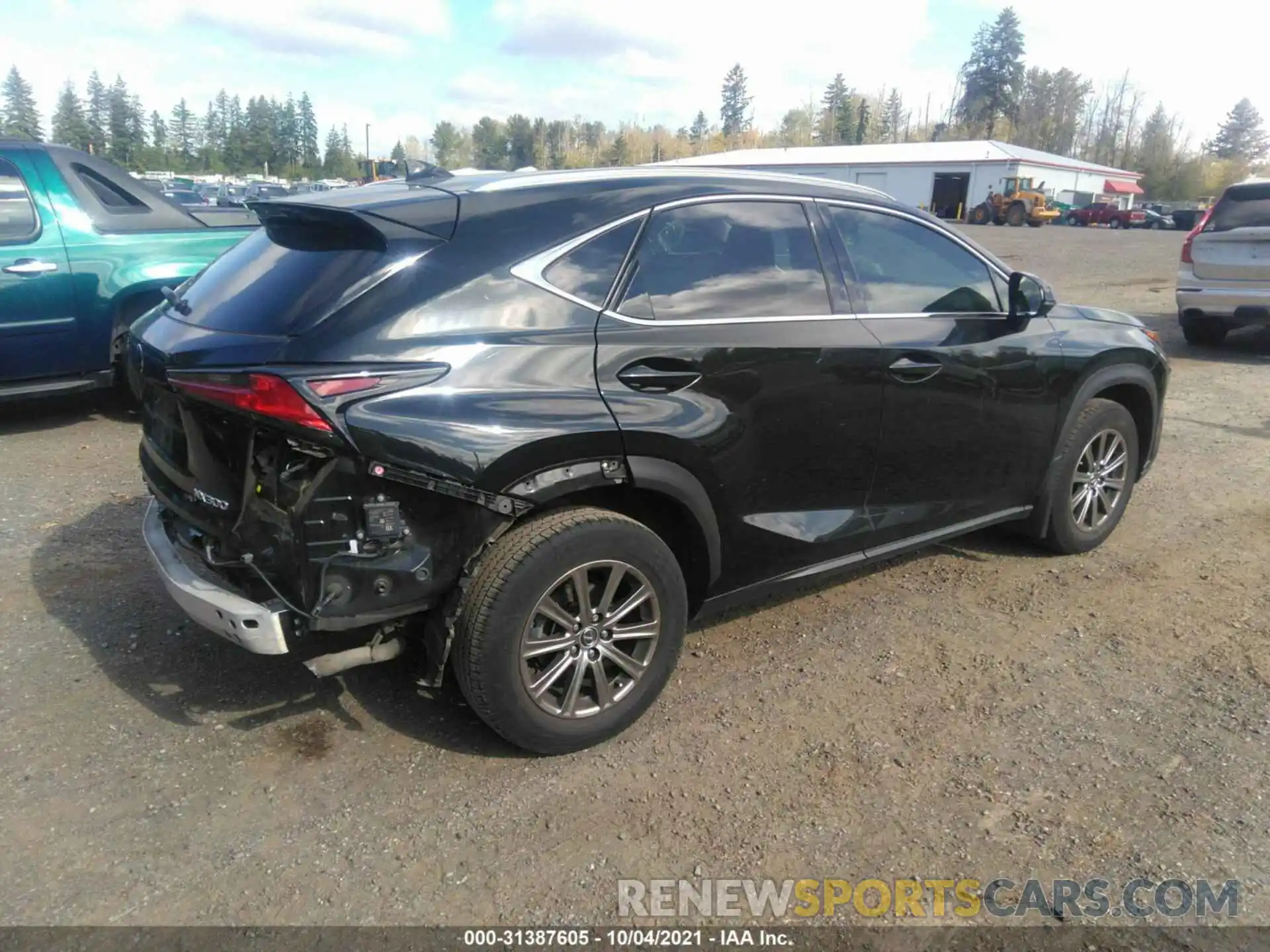 4 Фотография поврежденного автомобиля JTJYARBZ7K2137635 LEXUS NX 2019