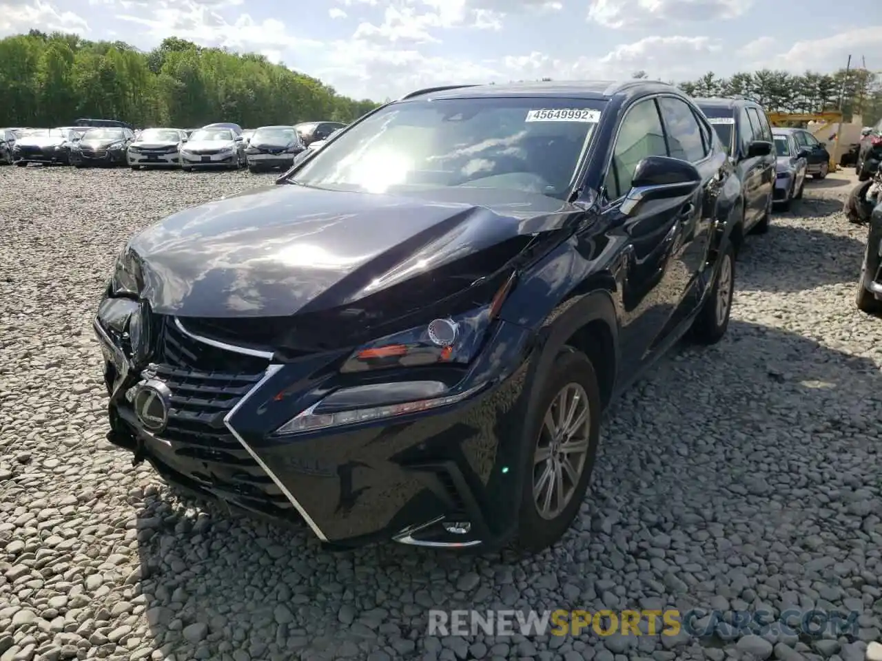 2 Фотография поврежденного автомобиля JTJYARBZ7K2138199 LEXUS NX 2019