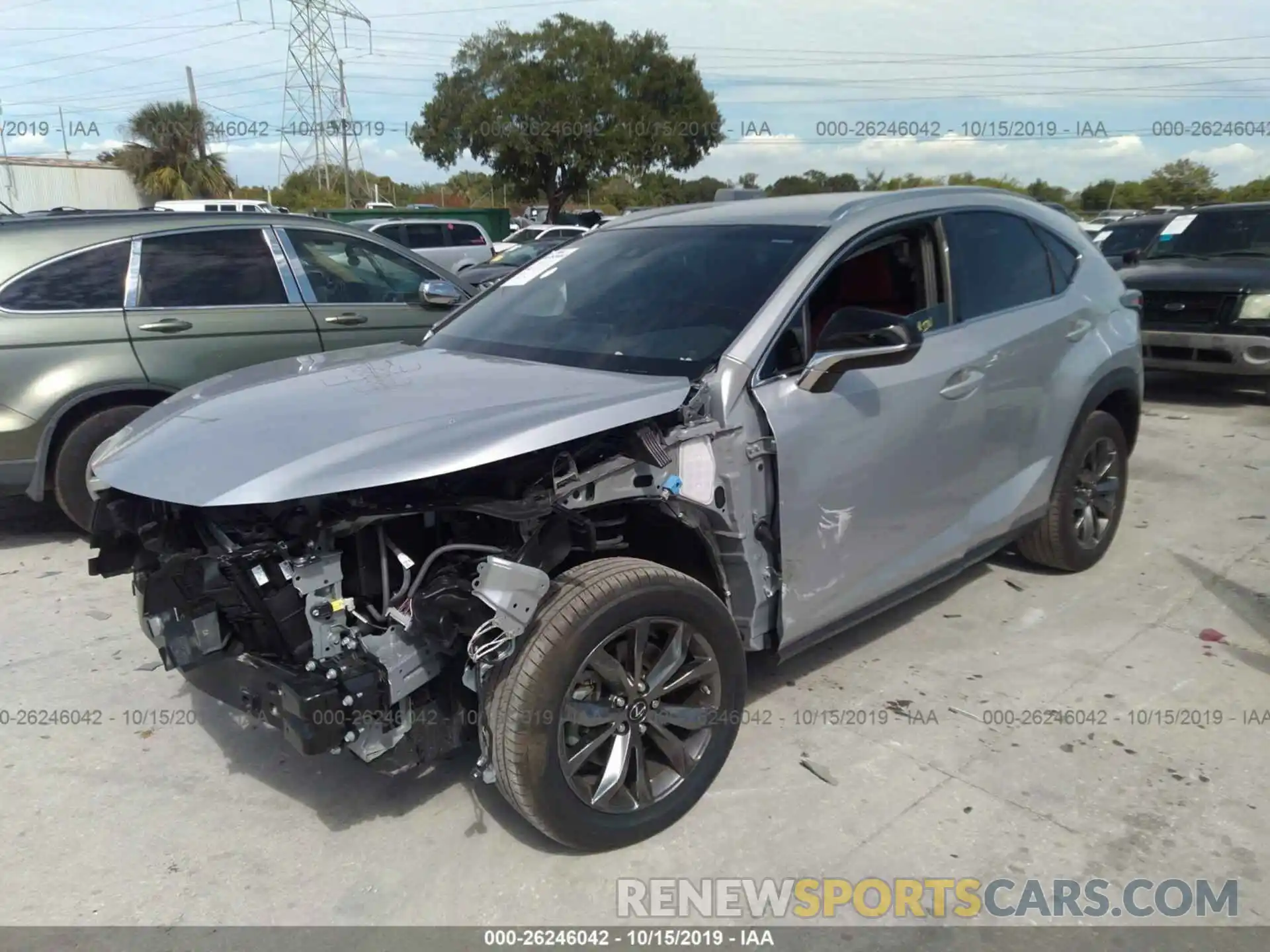 2 Photograph of a damaged car JTJYARBZ7K2139692 LEXUS NX 2019