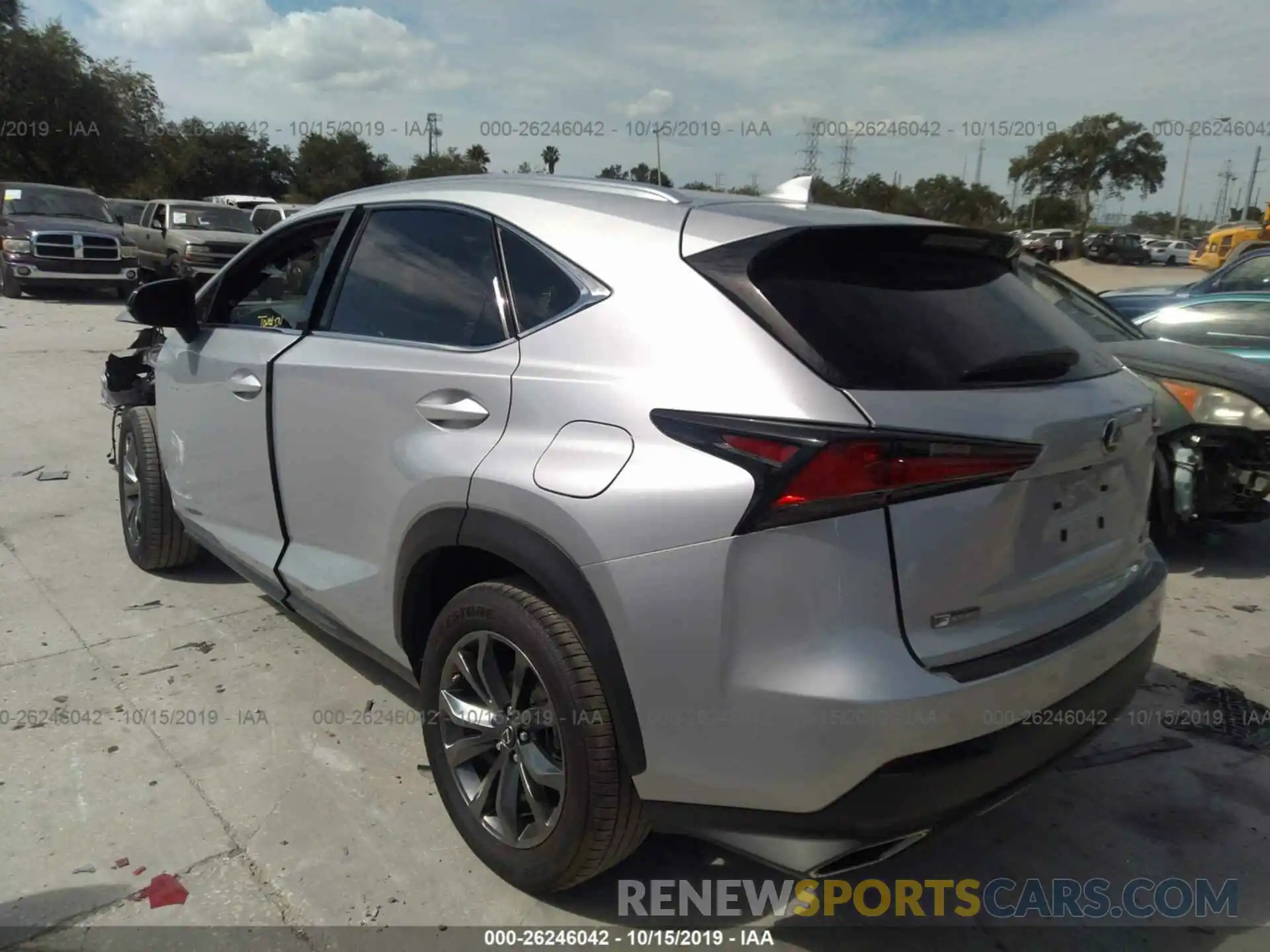 3 Photograph of a damaged car JTJYARBZ7K2139692 LEXUS NX 2019