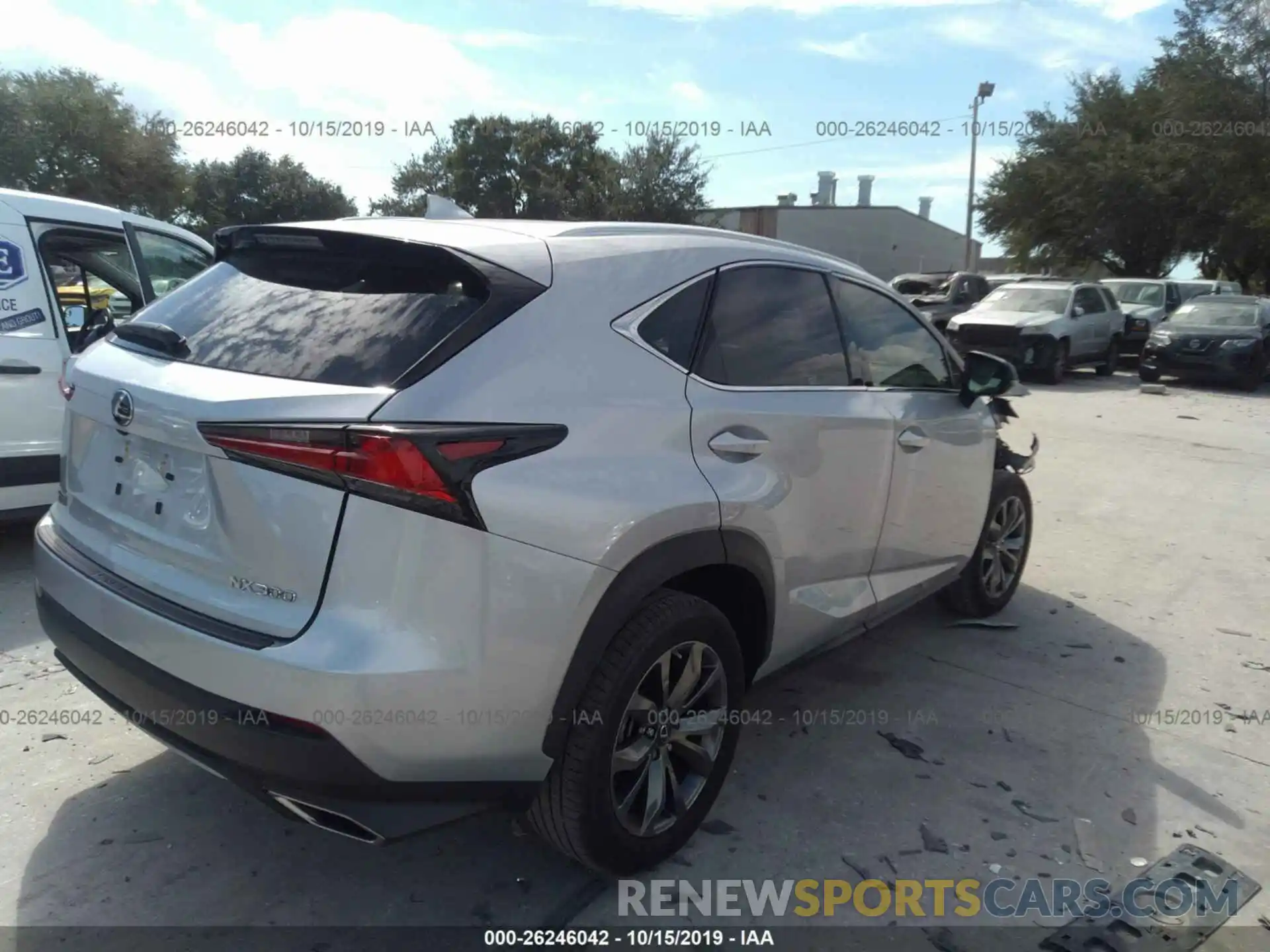 4 Photograph of a damaged car JTJYARBZ7K2139692 LEXUS NX 2019