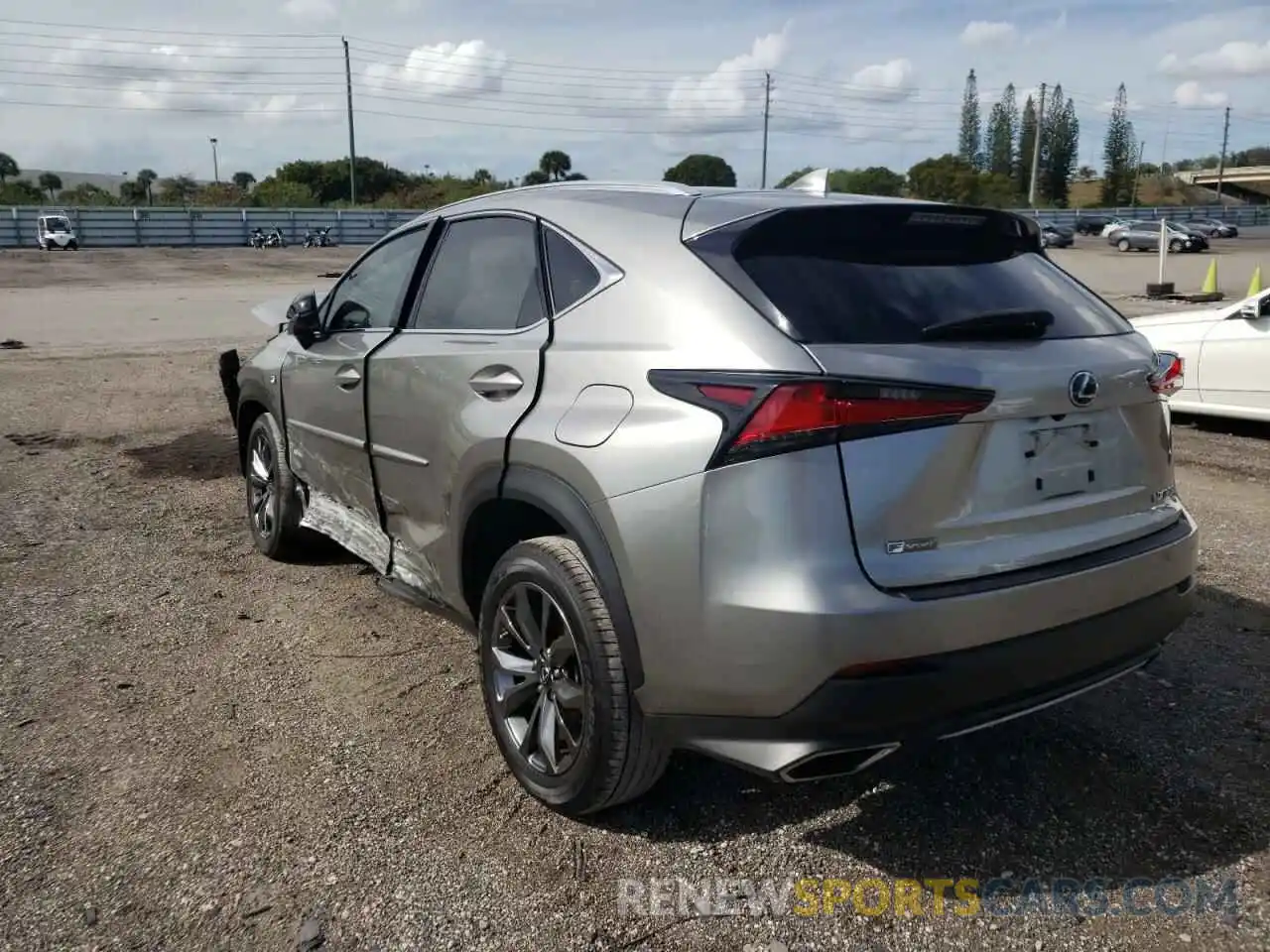 3 Фотография поврежденного автомобиля JTJYARBZ7K2139899 LEXUS NX 2019