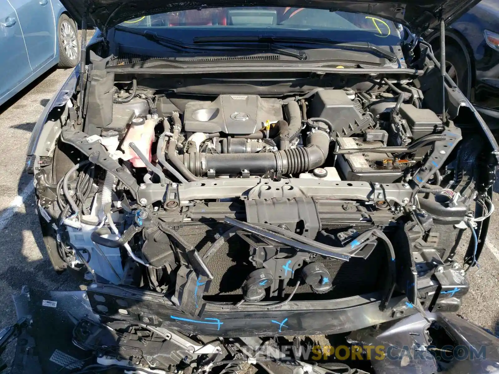 7 Фотография поврежденного автомобиля JTJYARBZ7K2143645 LEXUS NX 2019