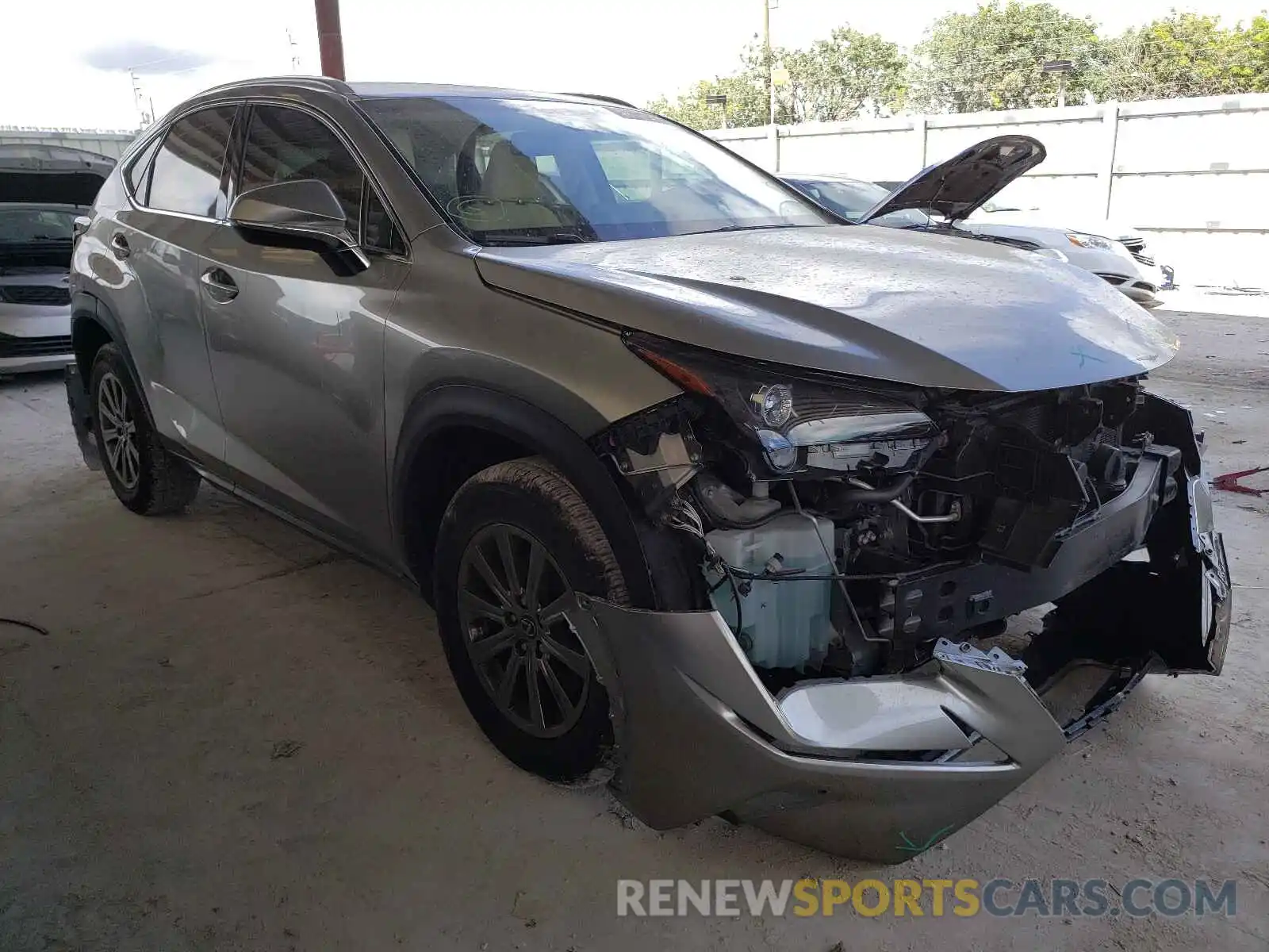 1 Photograph of a damaged car JTJYARBZ7K2143693 LEXUS NX 2019