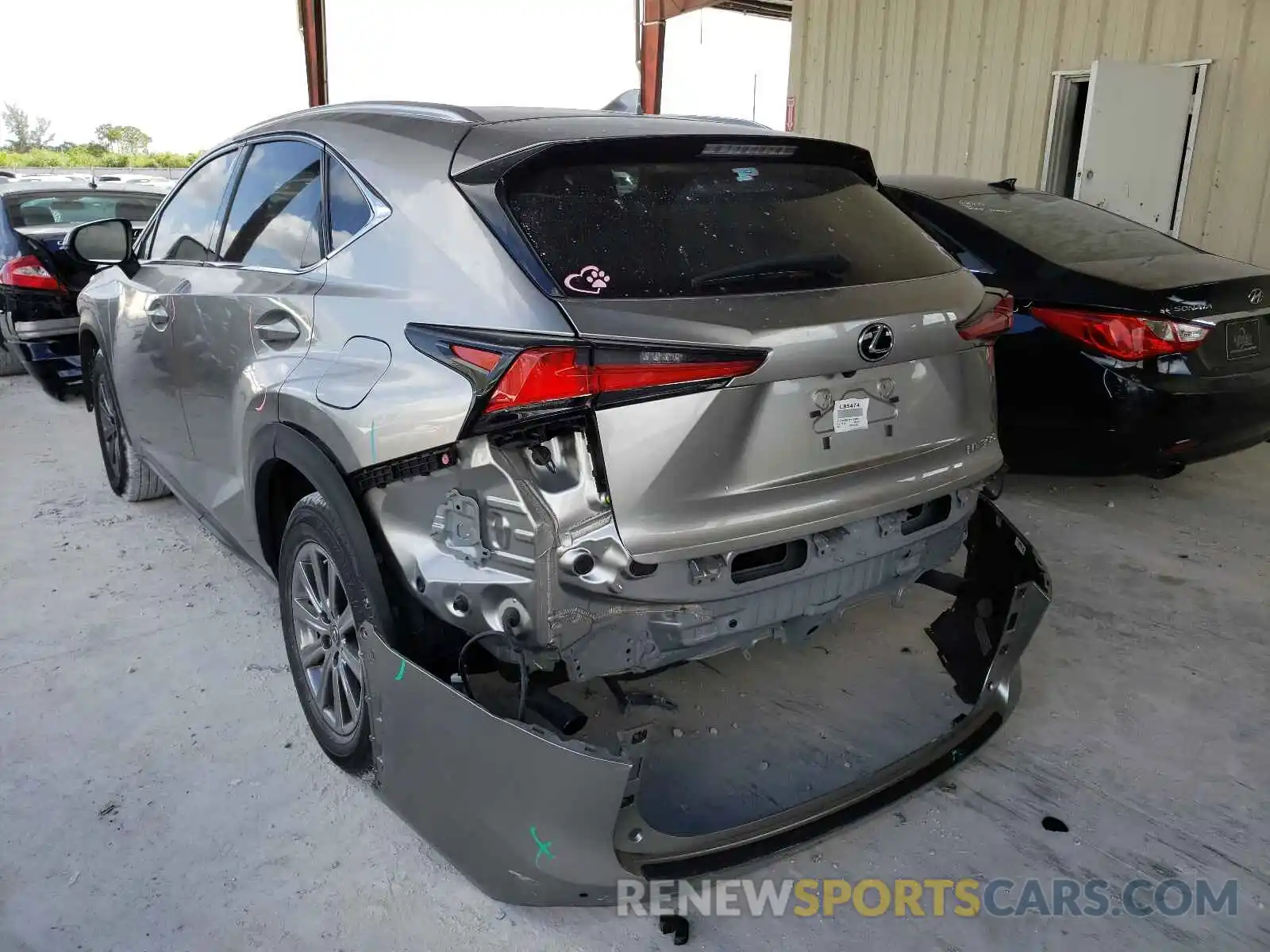 3 Photograph of a damaged car JTJYARBZ7K2143693 LEXUS NX 2019