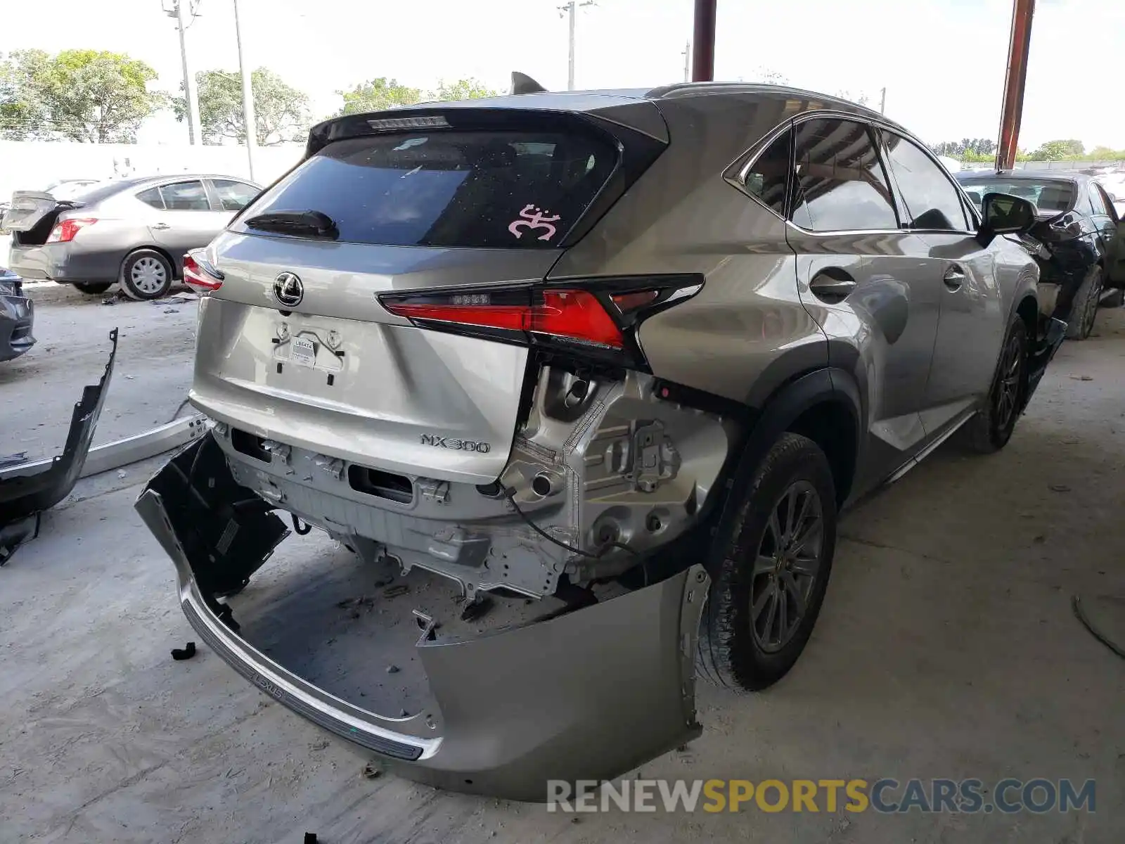 4 Photograph of a damaged car JTJYARBZ7K2143693 LEXUS NX 2019