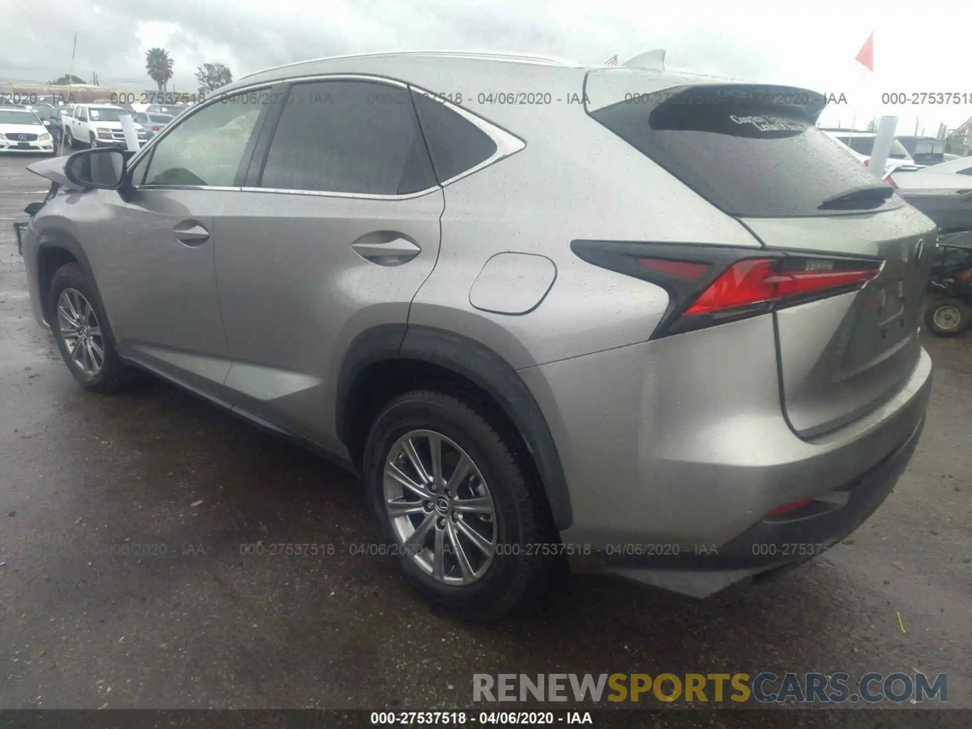 3 Фотография поврежденного автомобиля JTJYARBZ7K2148568 LEXUS NX 2019